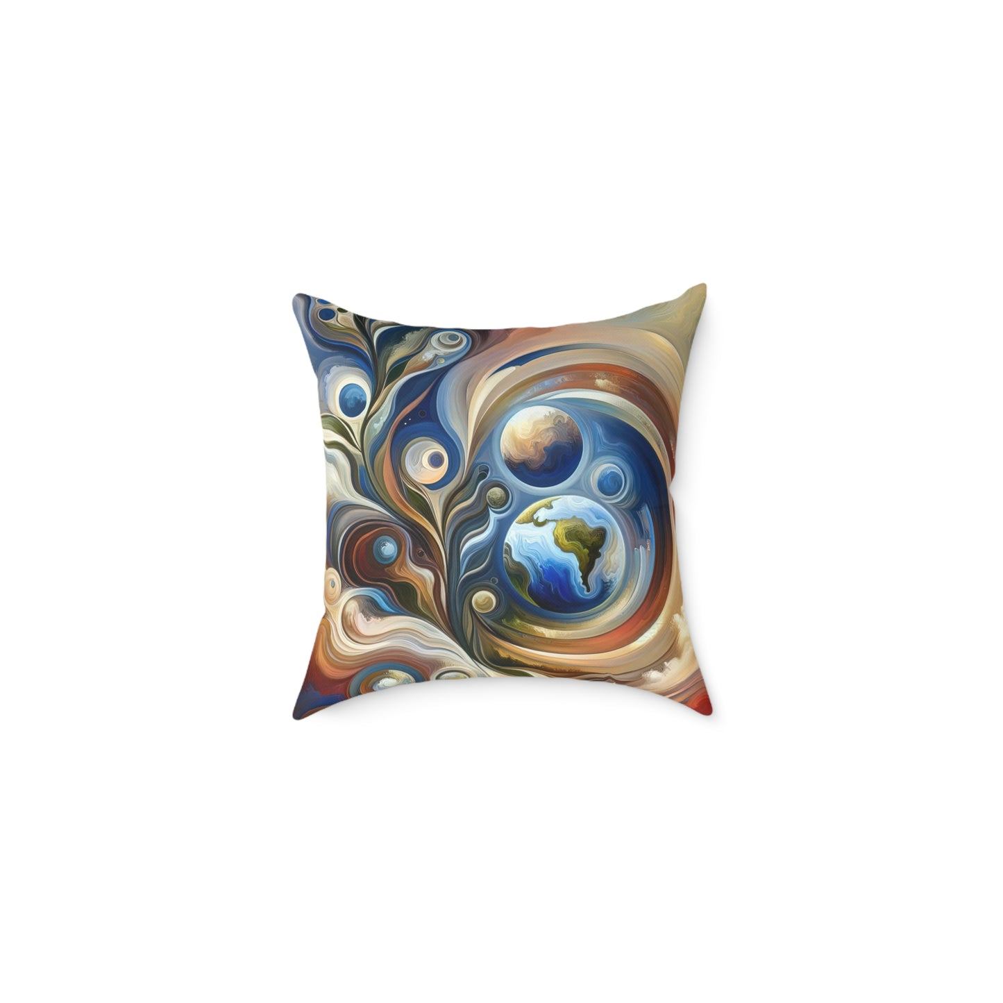 Esoteric Nurturing Gaia Spun Polyester Pillow