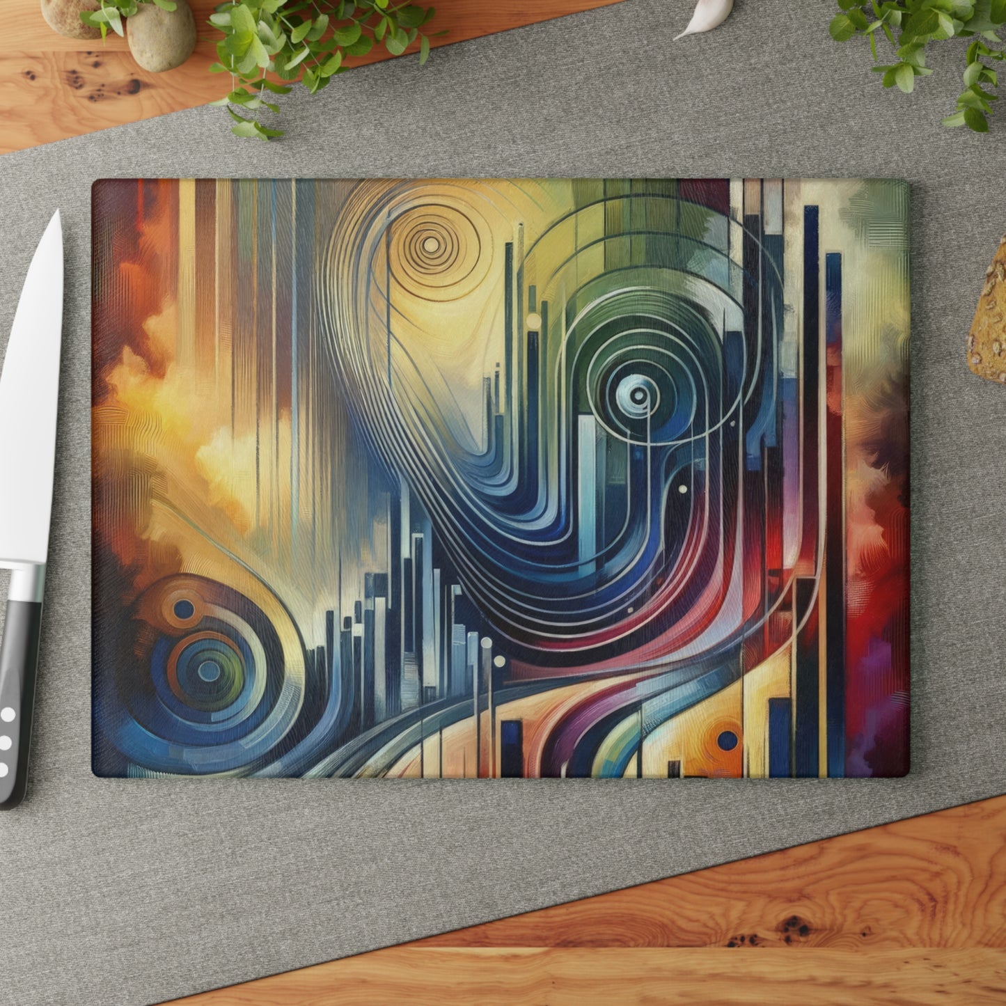 Effort Amplifies Outcome Glass Cutting Board