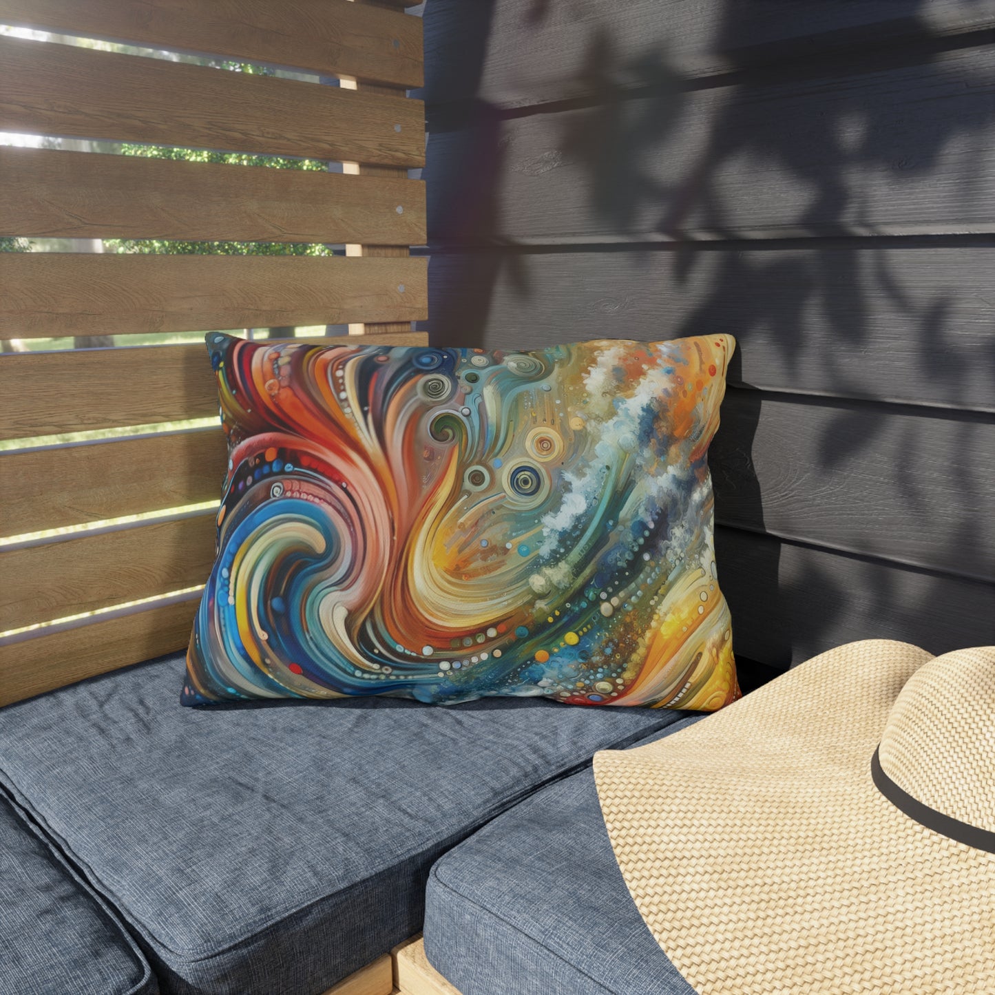 Dynamic Unity Tapestry Outdoor Pillows