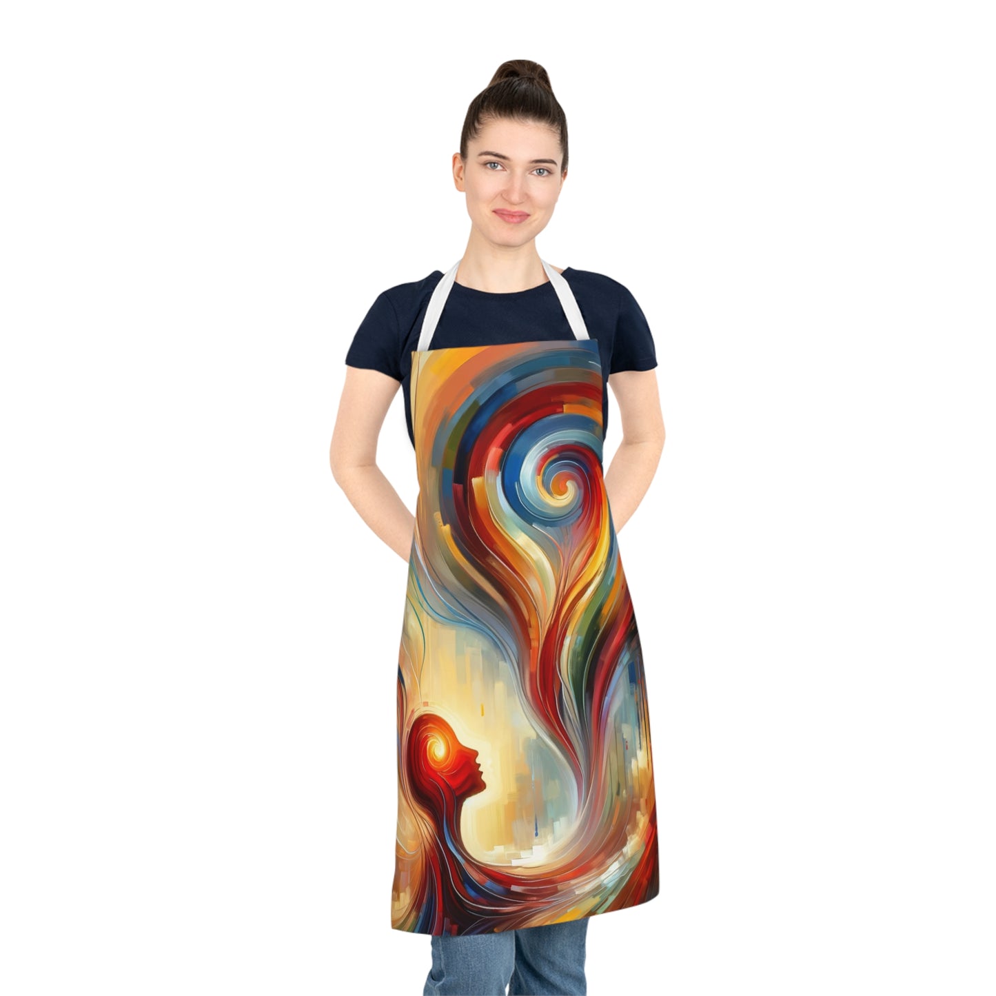 Empathetic Spiral Dialogue Adult Apron (AOP)