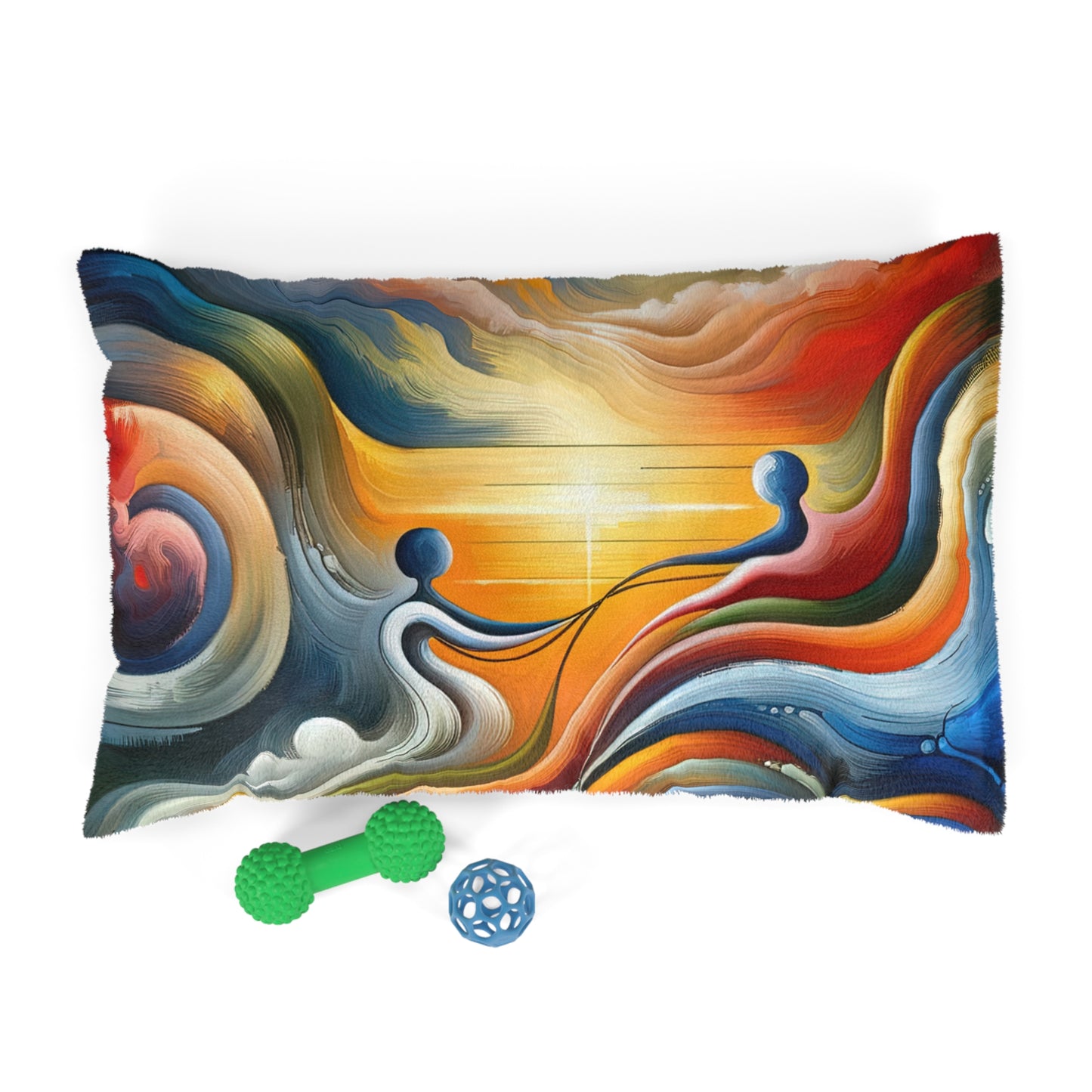 Empathetic Lifeline Abstract Pet Bed