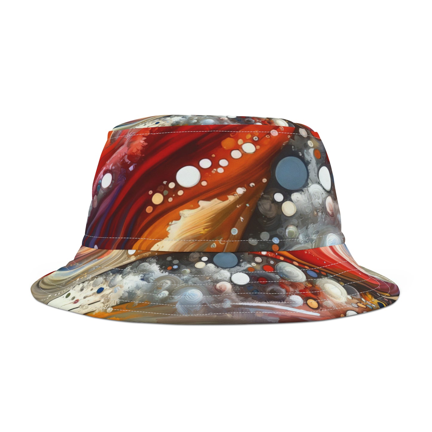 Harmonic Swirl Elegance Bucket Hat (AOP)
