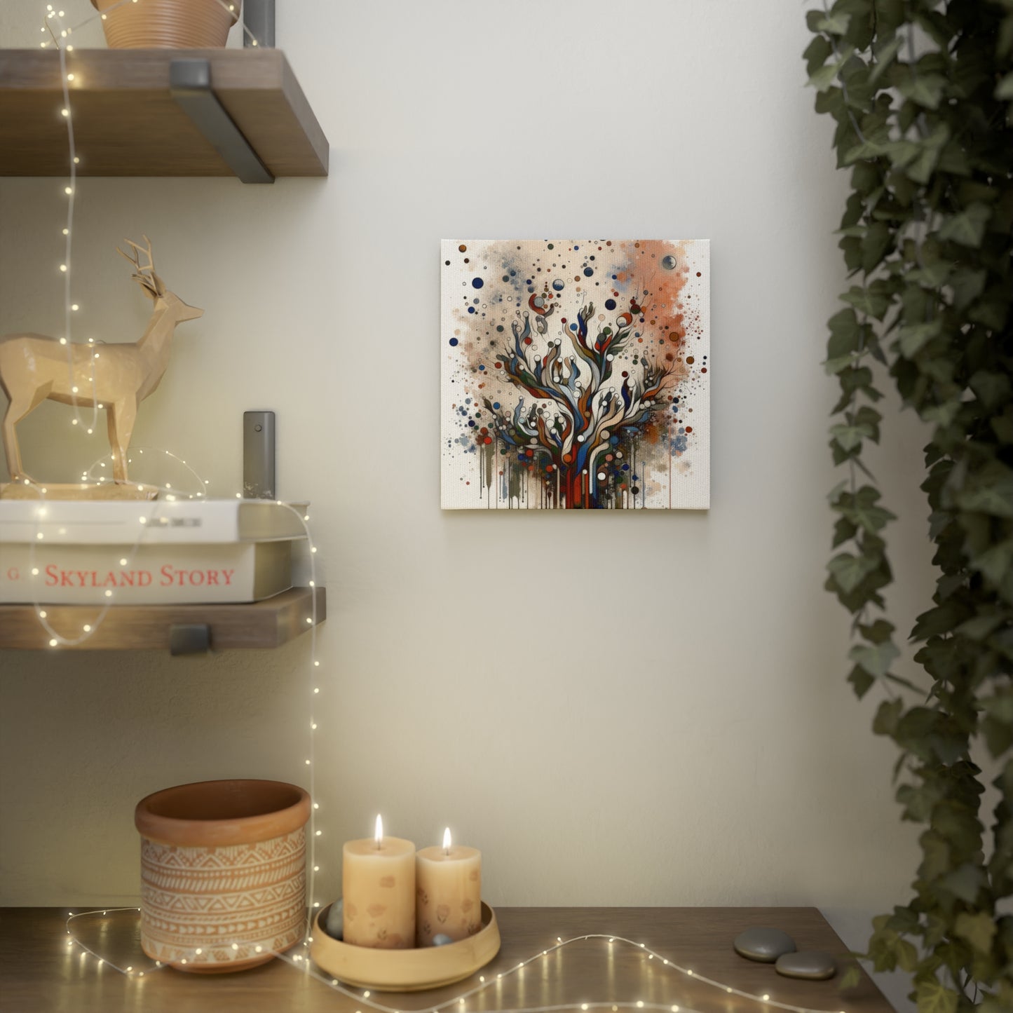 Intentional Unity Splashes Canvas Photo Tile