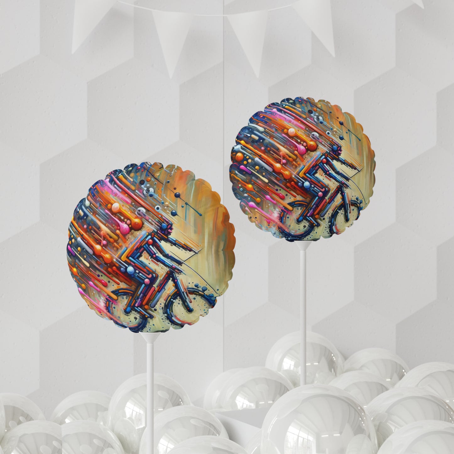 Vibrant Dynamic Sovereignty Balloon (Round and Heart-shaped), 11"