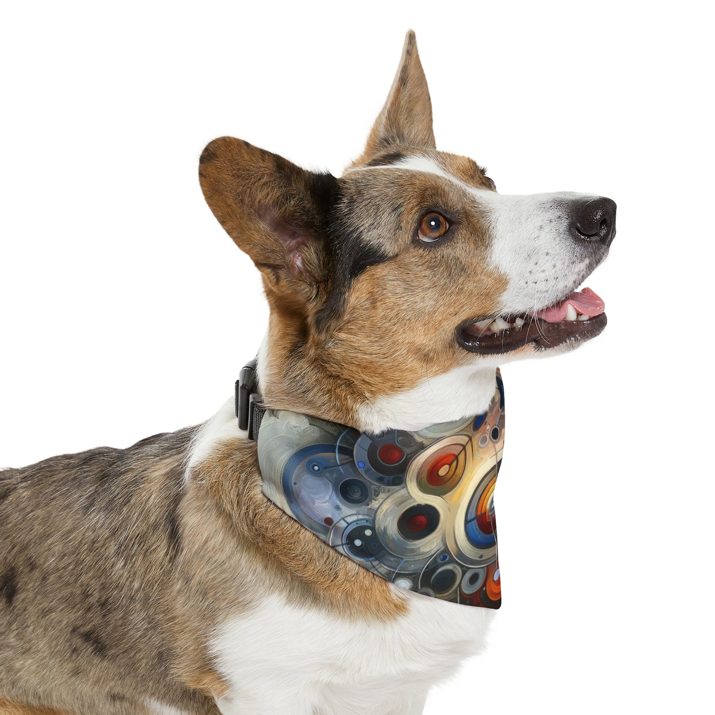 Mindful Tachism Engagement Pet Bandana Collar
