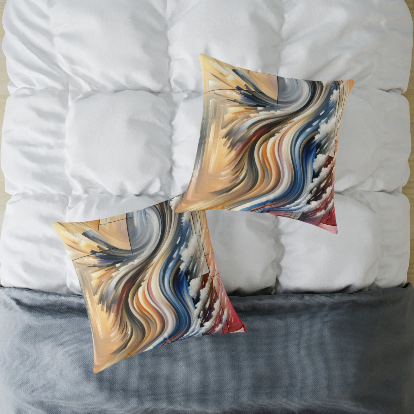 Model Dynamic Transition Spun Polyester Pillow