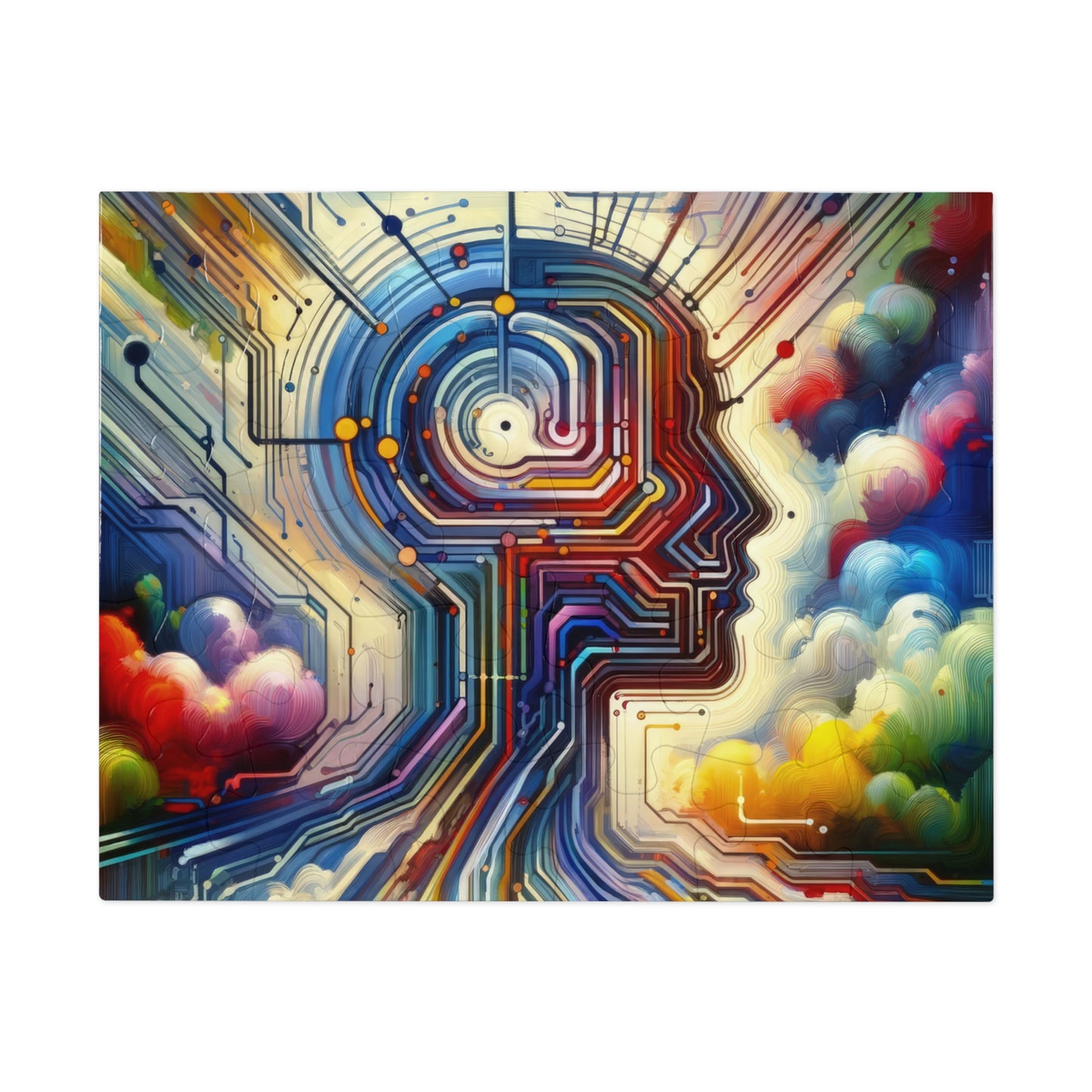 Supportive Digital Empathy Jigsaw Puzzle (30, 110, 252, 500,1000-Piece)