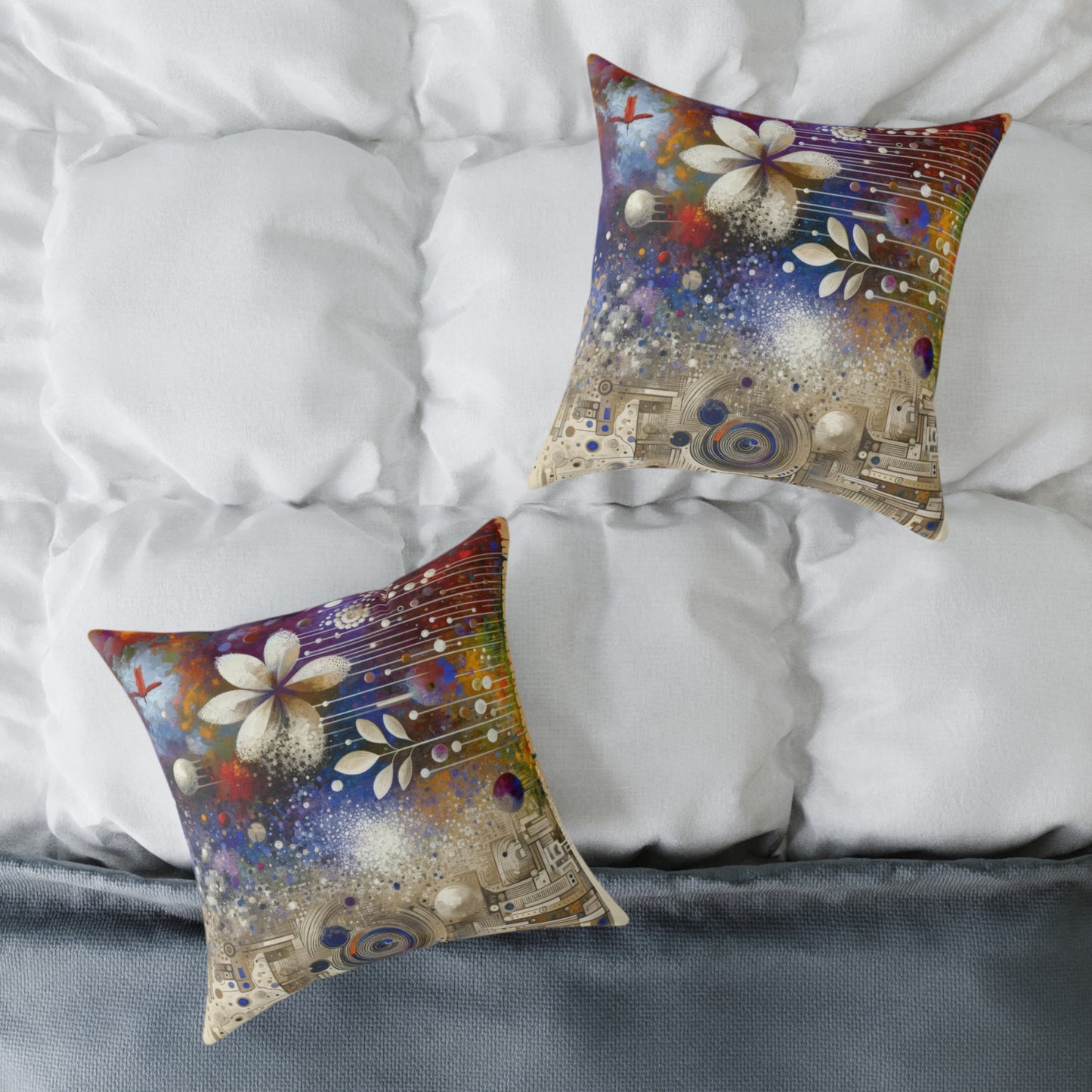 Inner Algorithm Synthesis Spun Polyester Pillow