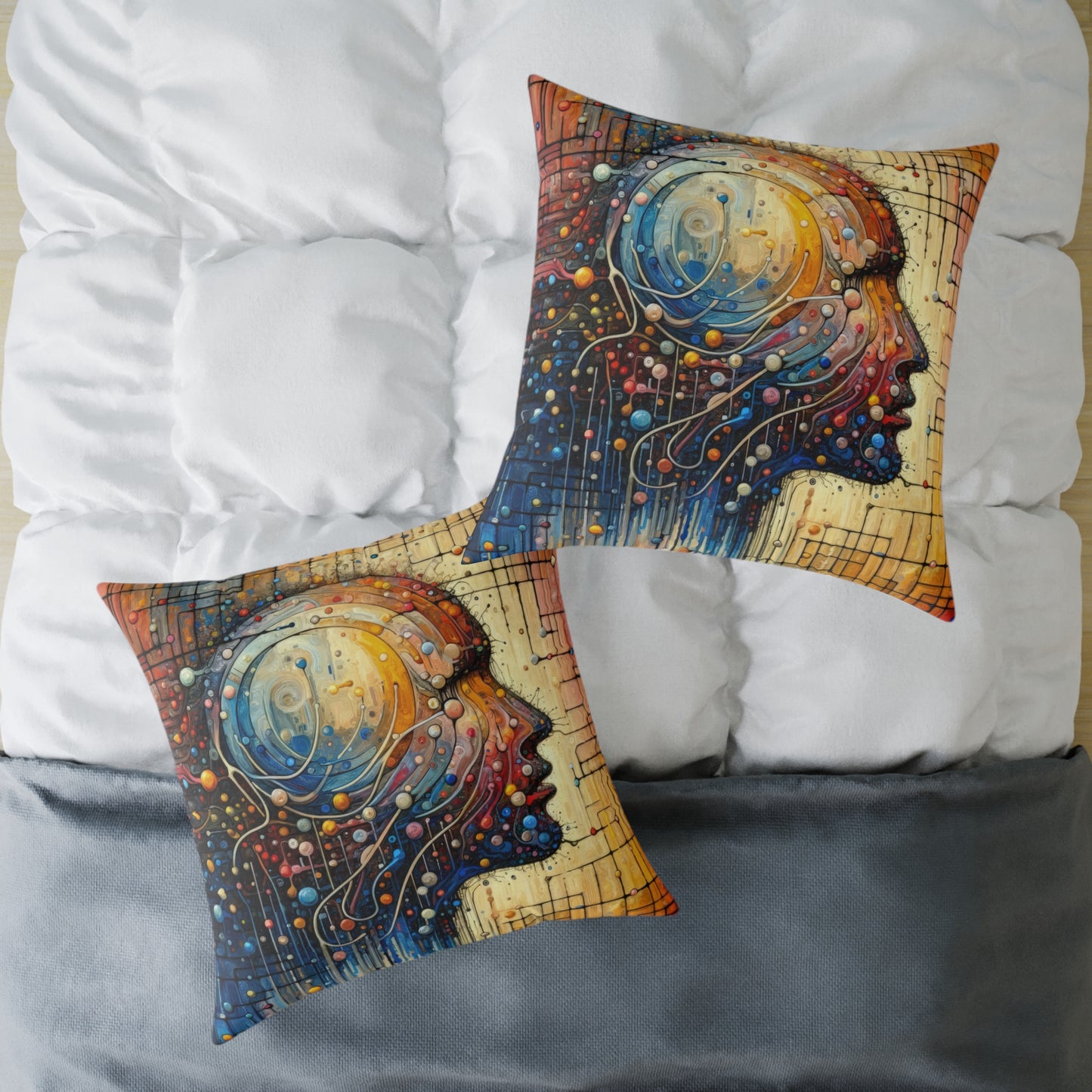 Empathy Unity Interaction Spun Polyester Pillow