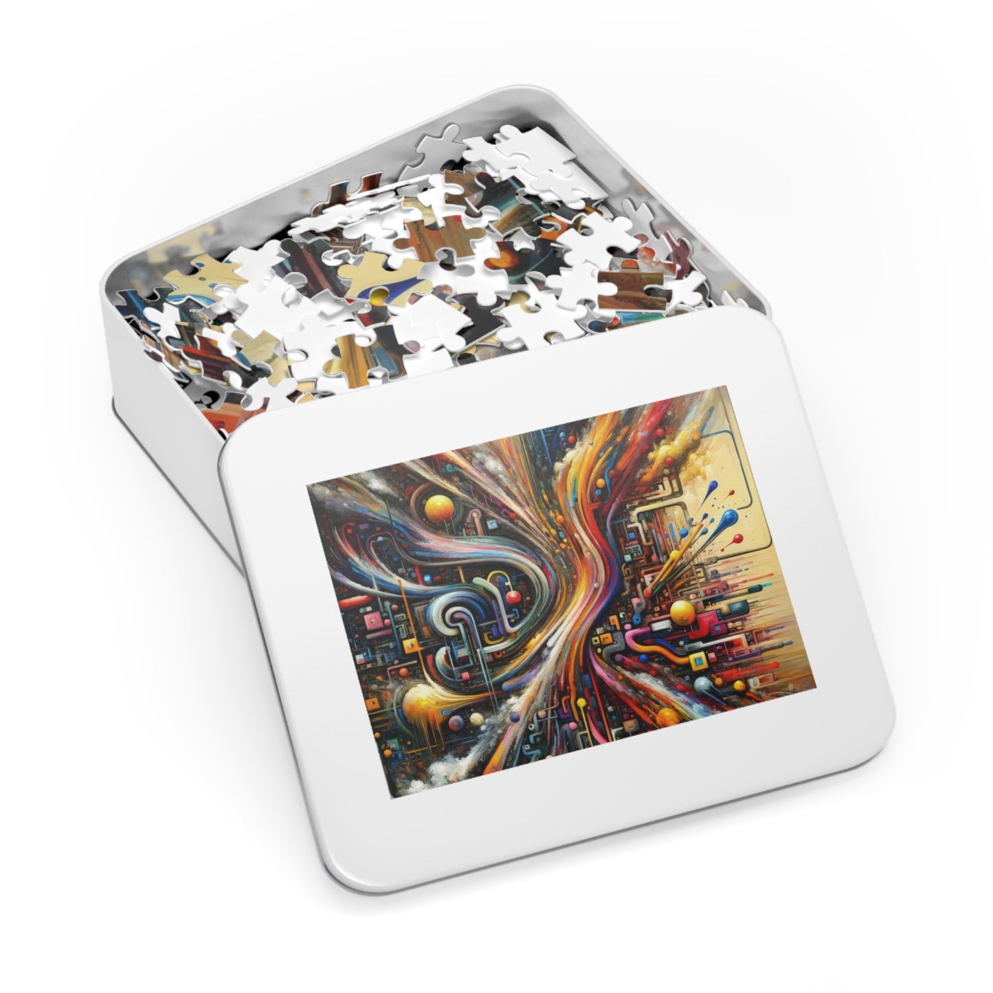 Information Bottleneck Cascade Jigsaw Puzzle (30, 110, 252, 500,1000-Piece)