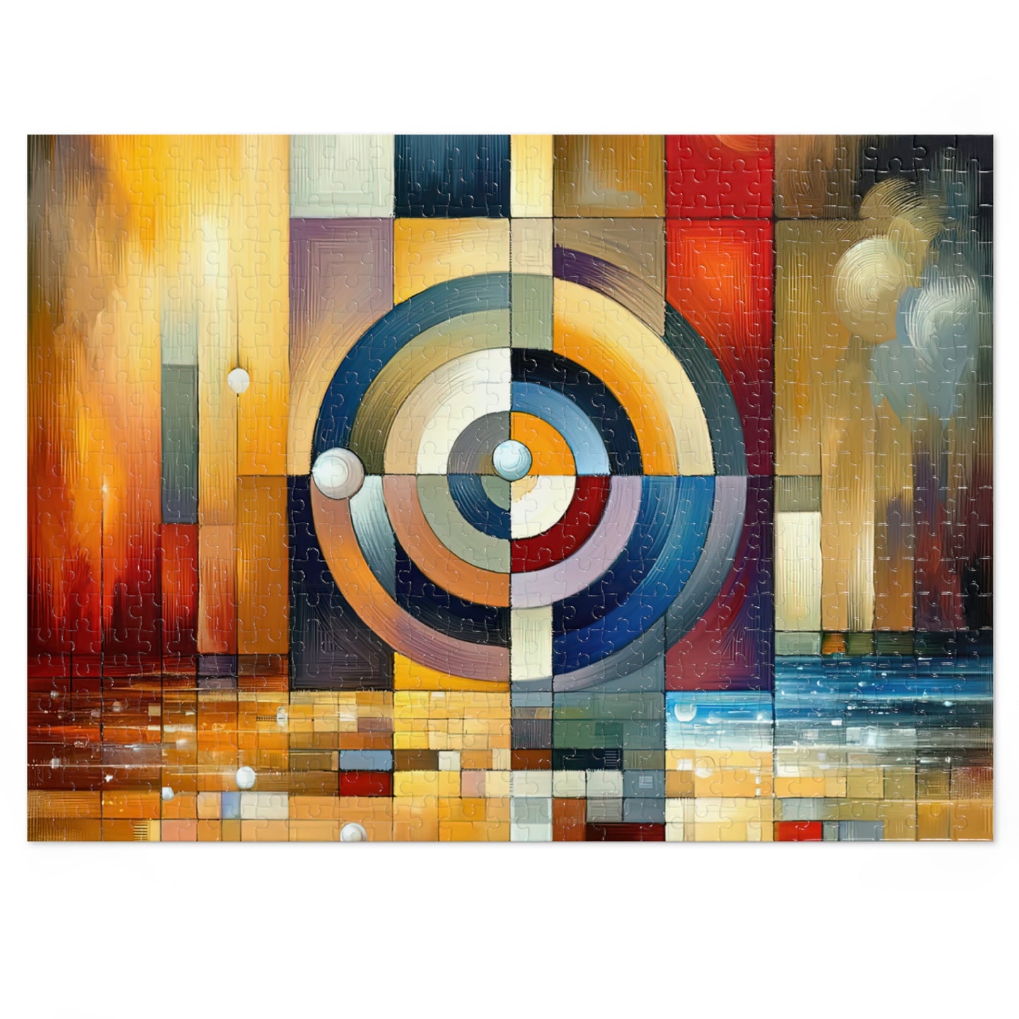 Oneness Through Tachism Jigsaw Puzzle (30, 110, 252, 500,1000-Piece)