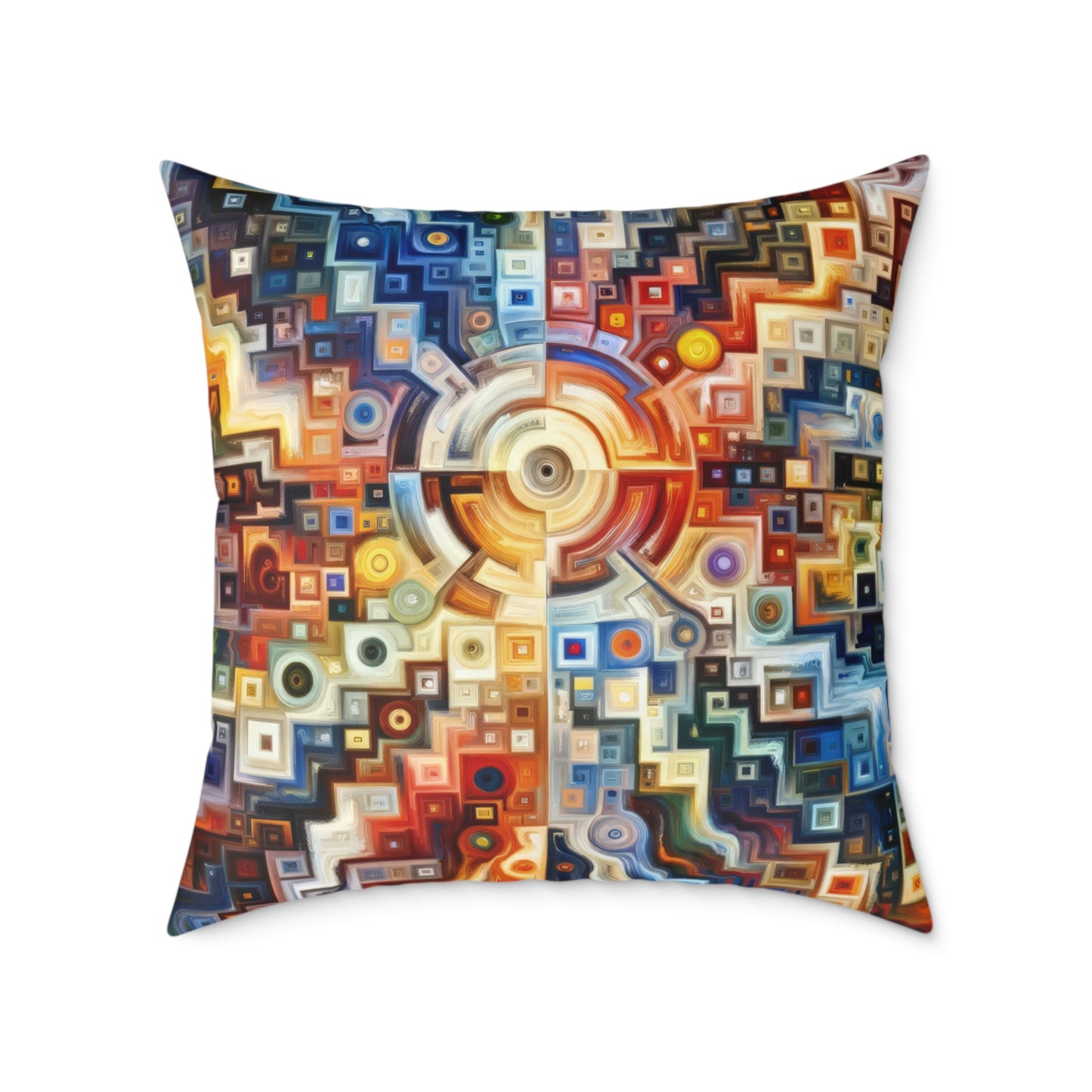 Essence Kaleidoscope Tapestry Spun Polyester Pillow