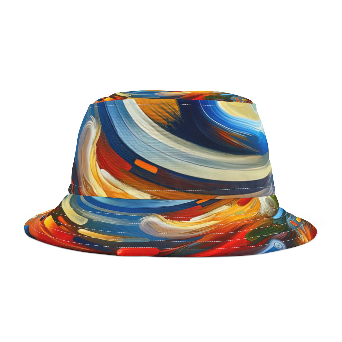 Swipe Connection Tachism Bucket Hat (AOP)