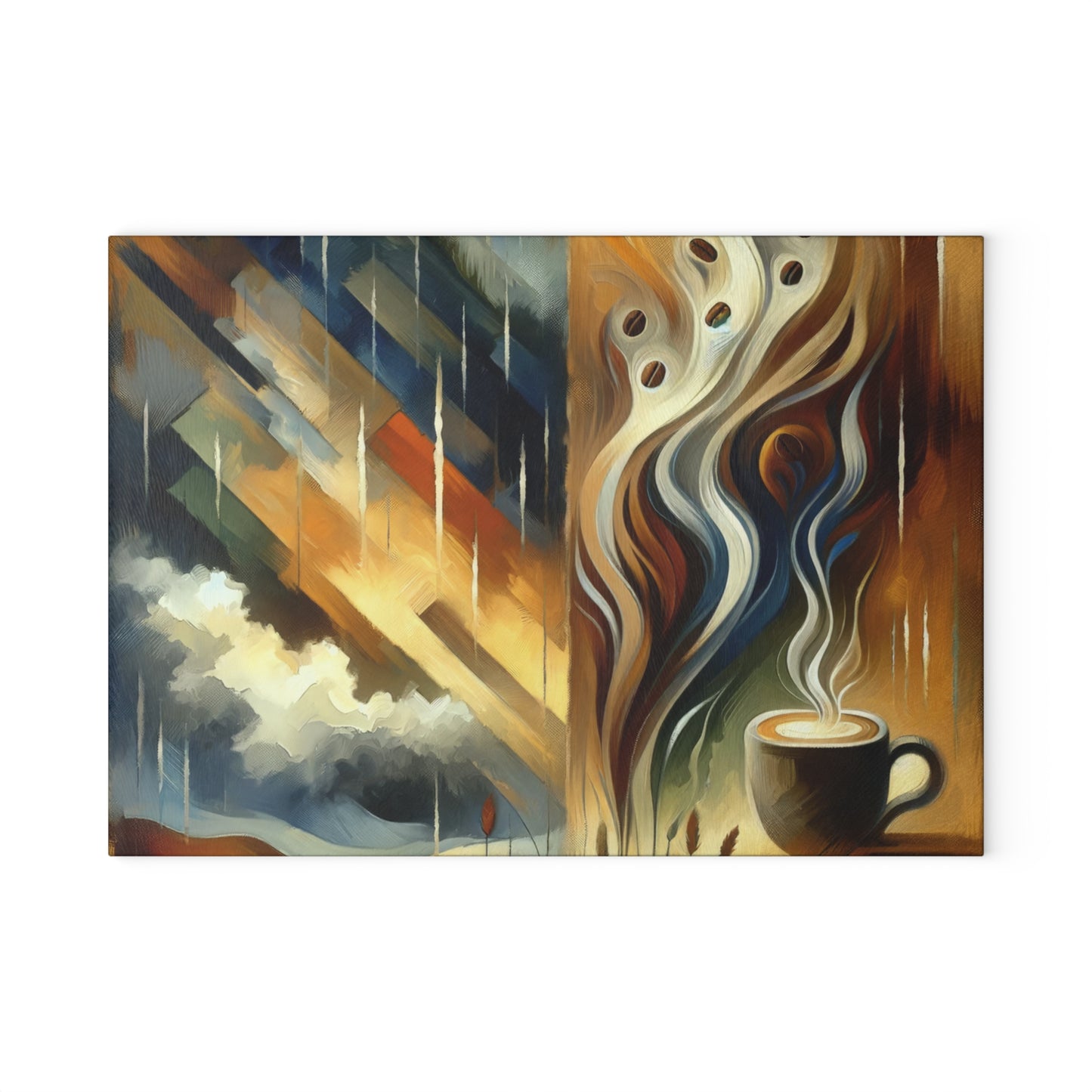 Aromatic Earth Encounter Glass Cutting Board