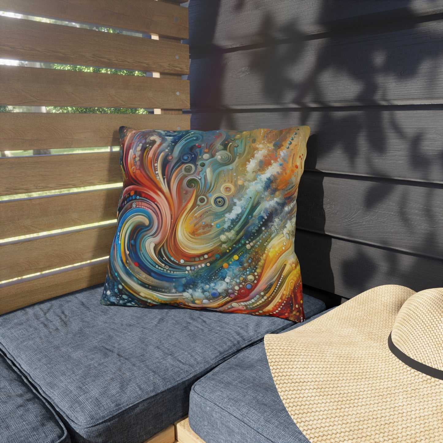 Dynamic Unity Tapestry Outdoor Pillows