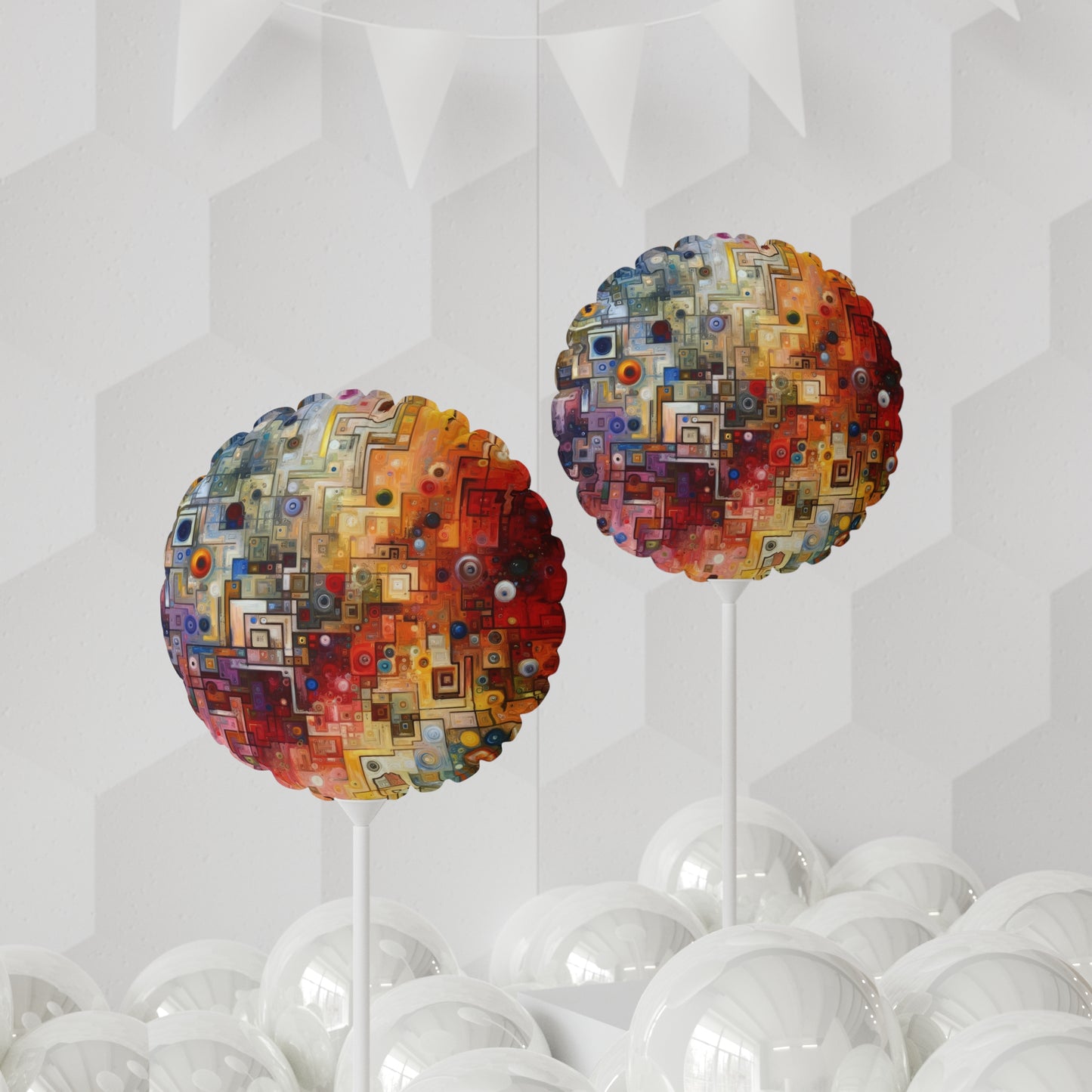 Witty Conversation Tapestry Balloon (Round and Heart-shaped), 11"