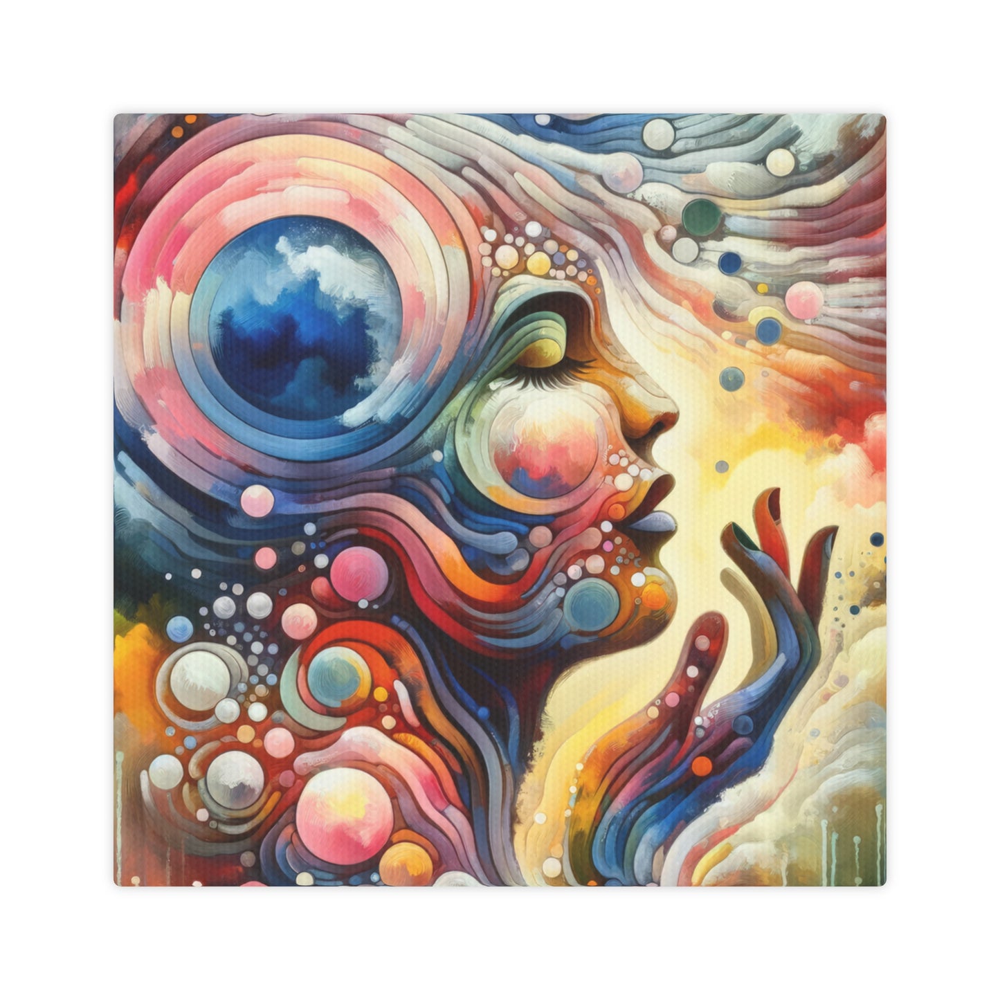 Mindful Melody Harmony Canvas Photo Tile