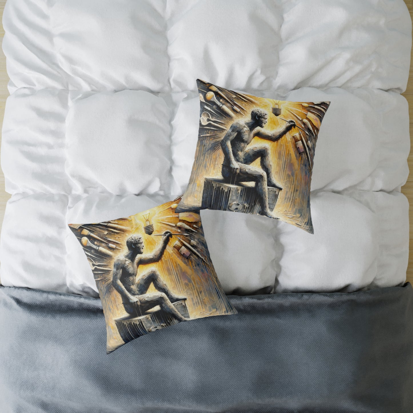 Idea Sculptor Genesis Spun Polyester Pillow