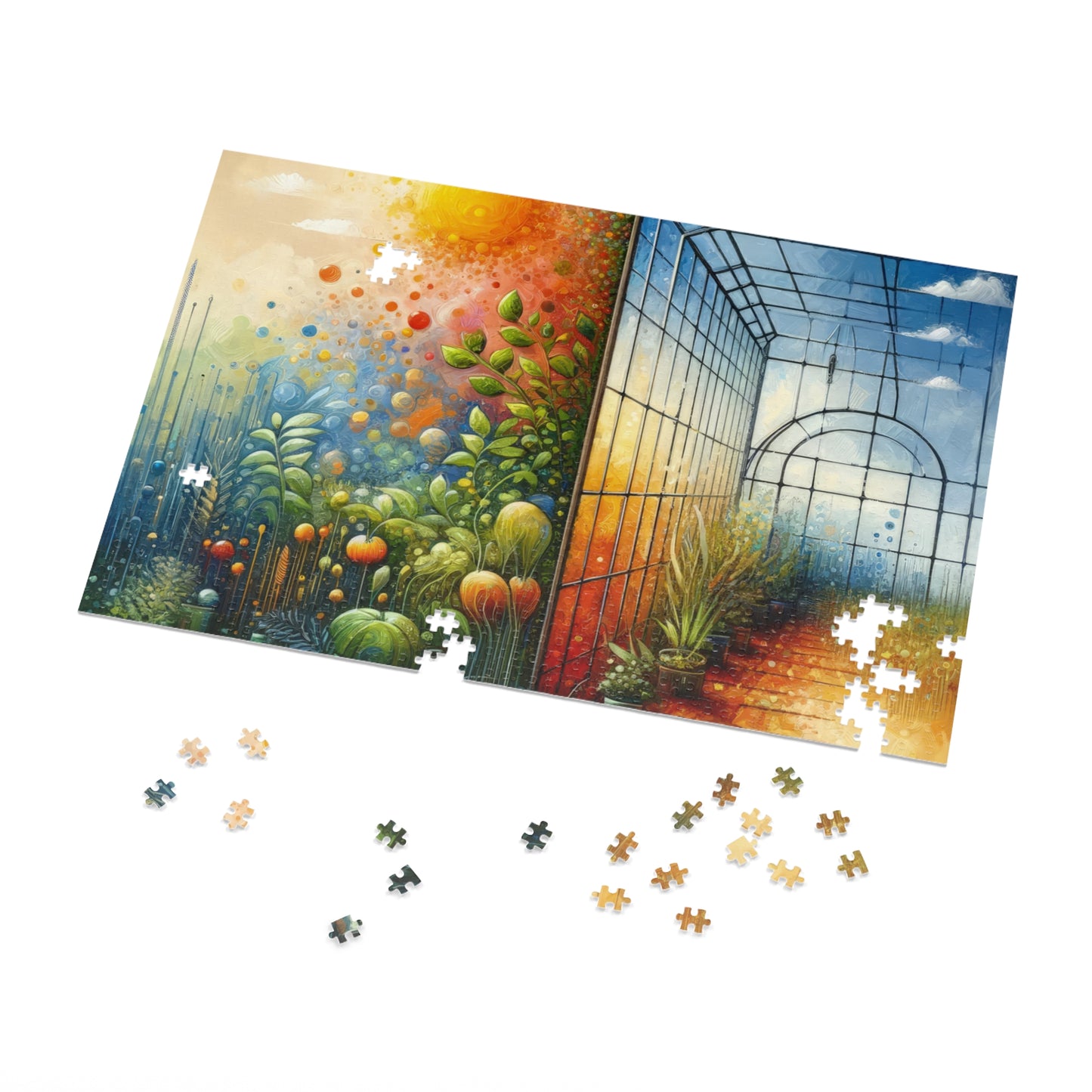 Greenhouse Digital Genesis Jigsaw Puzzle (30, 110, 252, 500,1000-Piece)