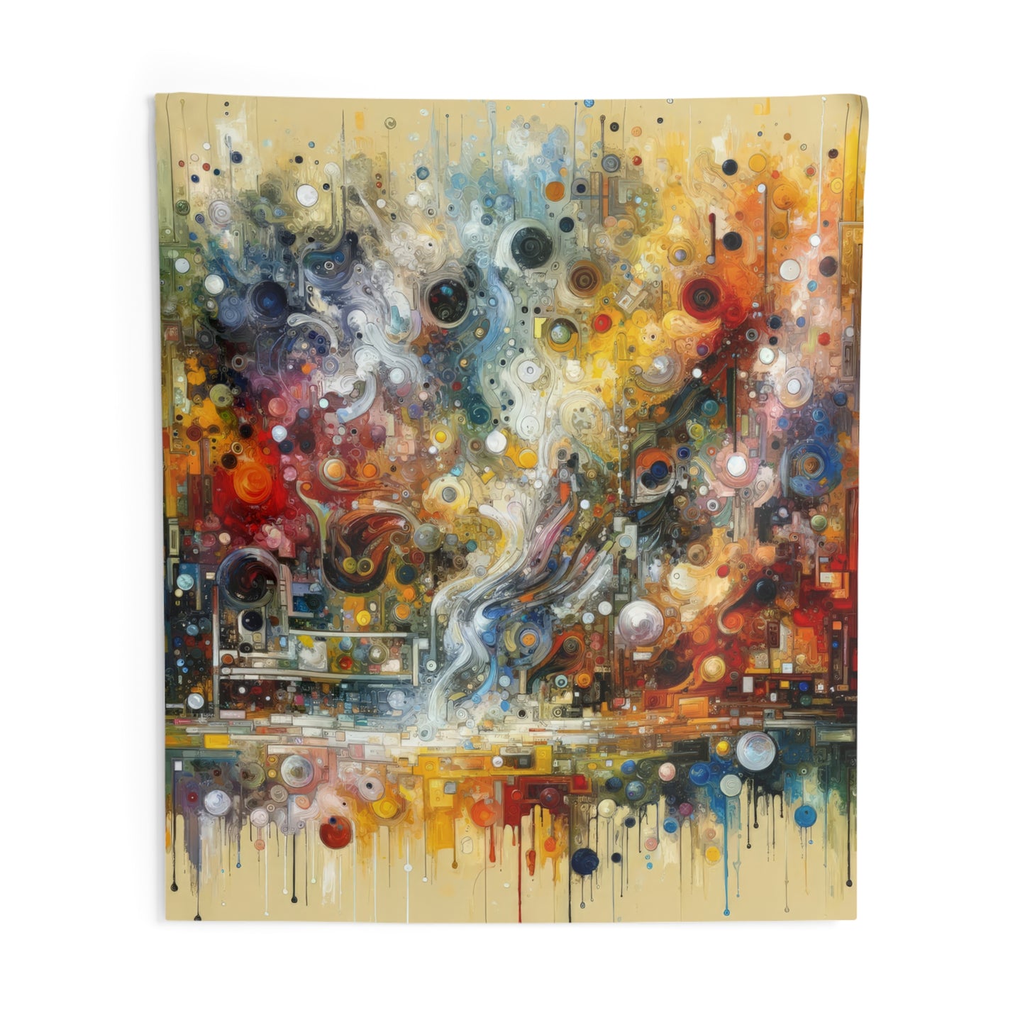 Perception Mosaic Abstract Indoor Wall Tapestries