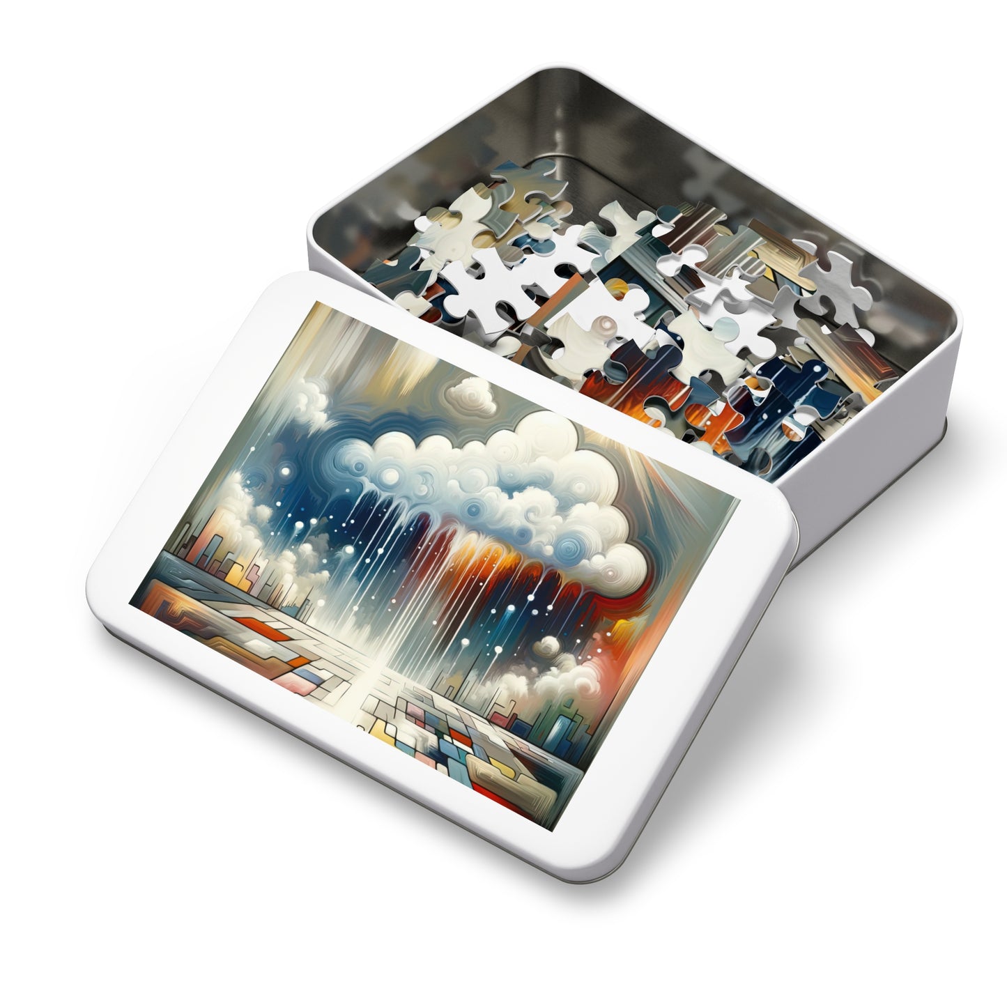 Grounding Silver Clouds Jigsaw Puzzle (30, 110, 252, 500,1000-Piece)