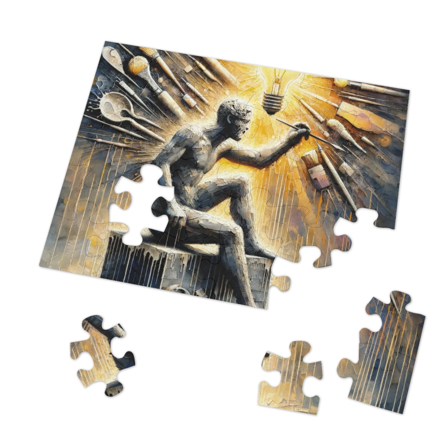 Idea Sculptor Genesis Jigsaw Puzzle (30, 110, 252, 500,1000-Piece)