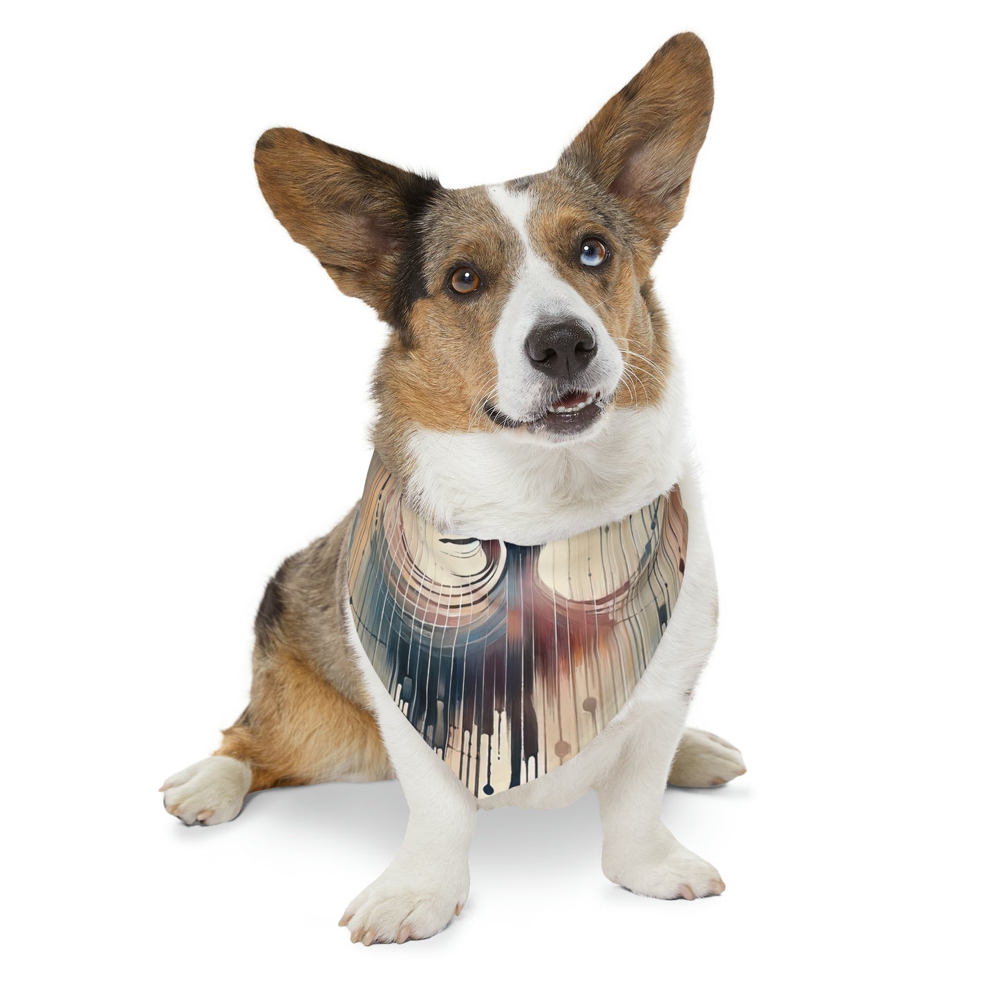 Rhythmic Heart Dance Pet Bandana Collar