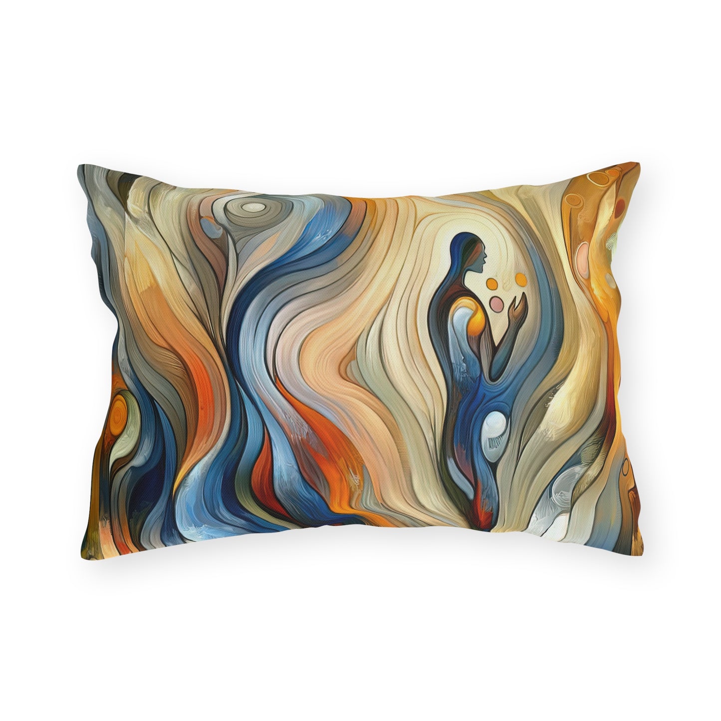 Self Embrace Benevolence Outdoor Pillows