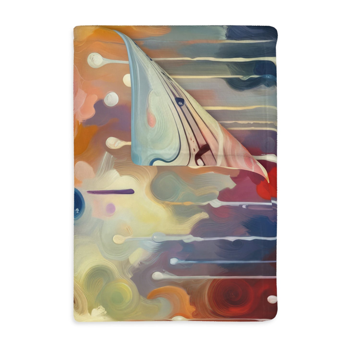 Harmonizing Melody Life Velveteen Microfiber Blanket (Two-sided print)