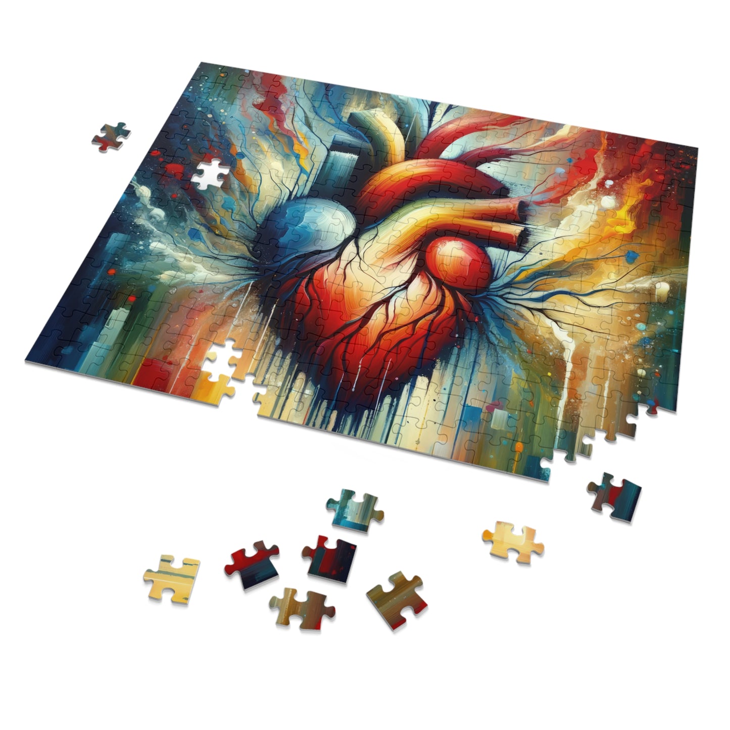 Humanity Heart Unveiled Jigsaw Puzzle (30, 110, 252, 500,1000-Piece)
