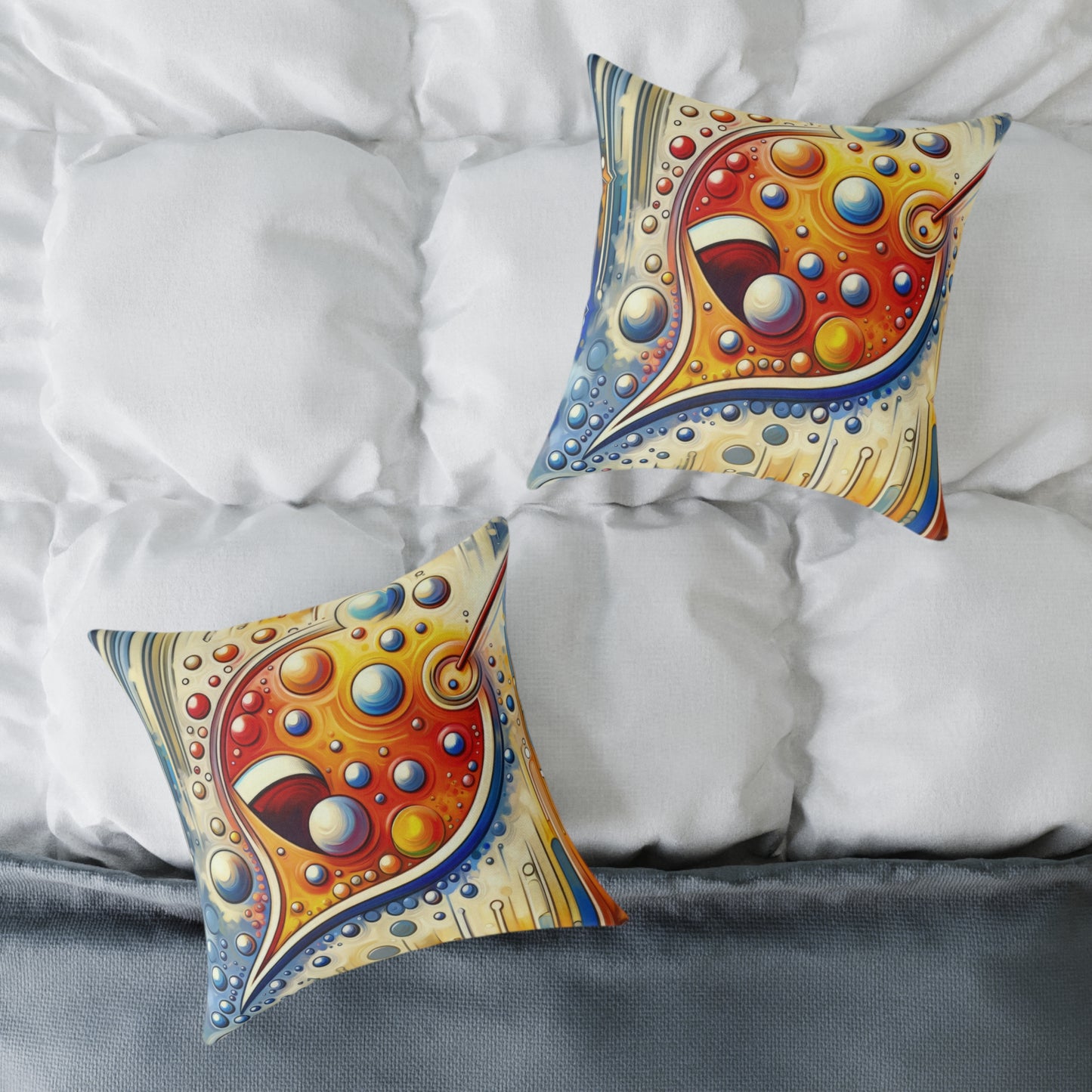 Humorous Dialogue Gateway Spun Polyester Pillow