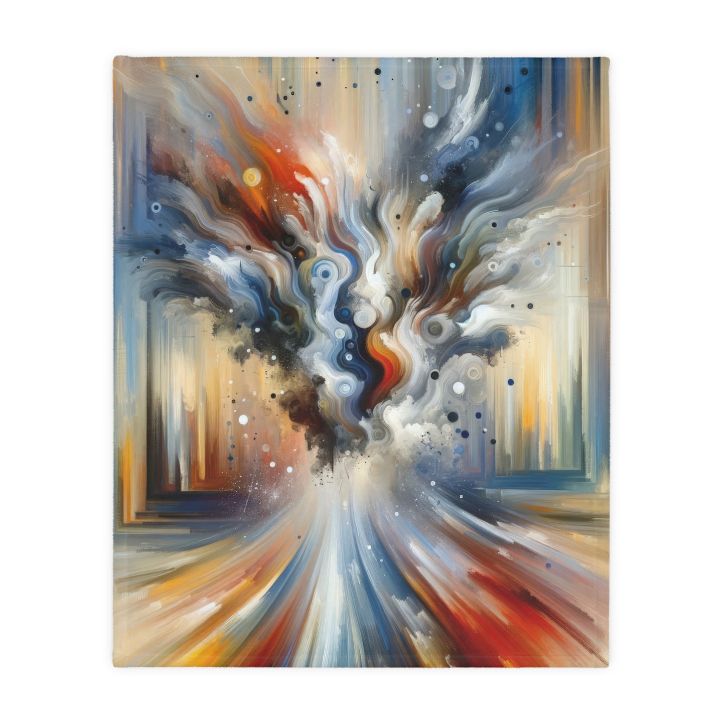 Dynamic External Influence Velveteen Microfiber Blanket (Two-sided print)