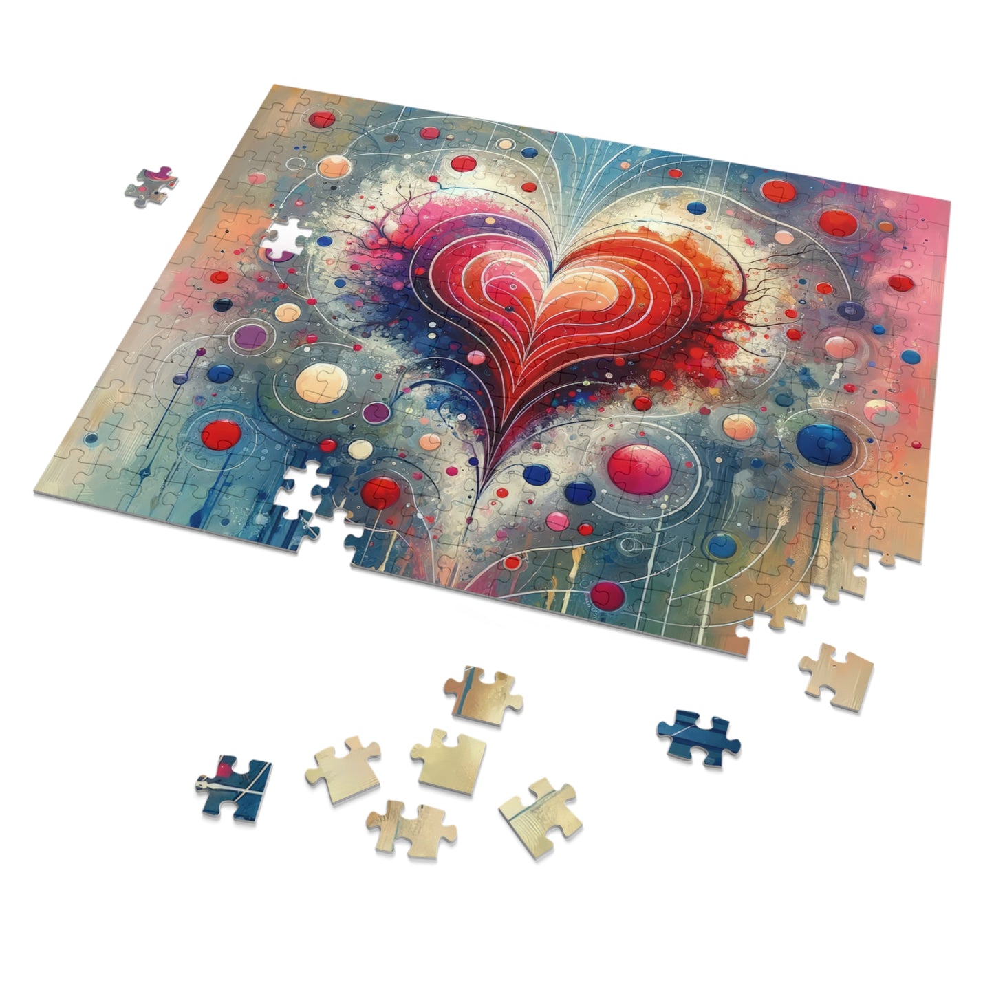 Emotional Physics Heart Jigsaw Puzzle (30, 110, 252, 500,1000-Piece)