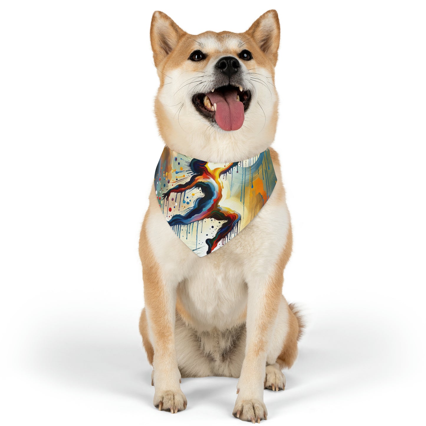 Expressive Dance Reflection Pet Bandana Collar