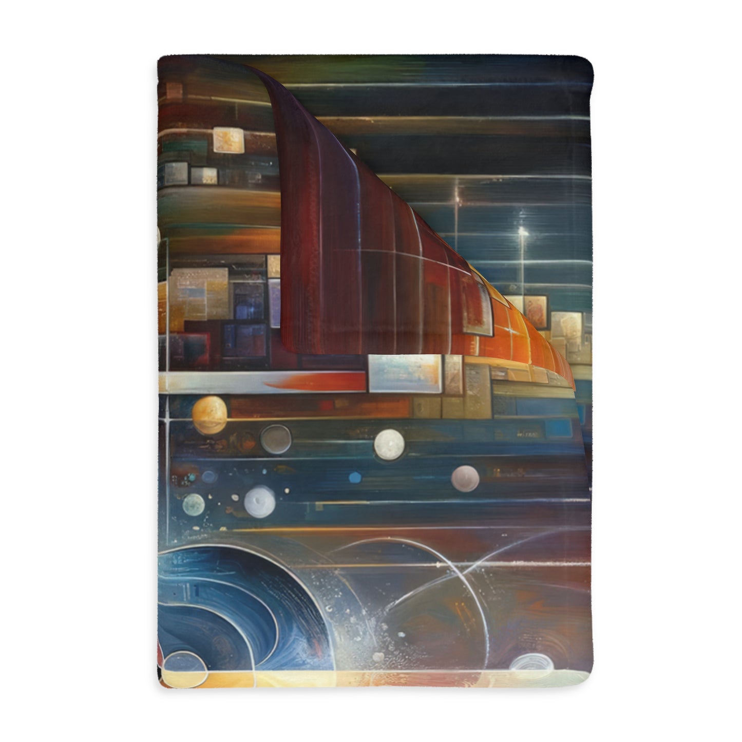 Tech Spirit Balance Velveteen Microfiber Blanket (Two-sided print)