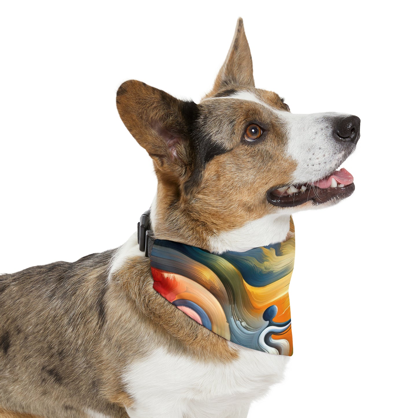 Empathetic Lifeline Abstract Pet Bandana Collar
