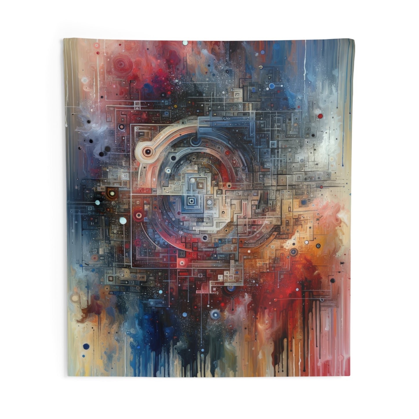 Awareness Algorithm Tachism Indoor Wall Tapestries