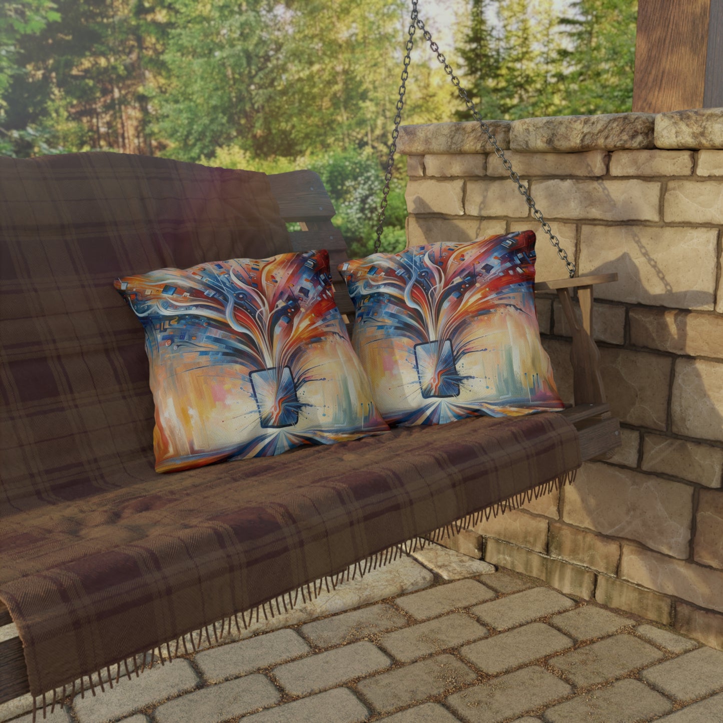 Empowerment Through Technology Outdoor Pillows