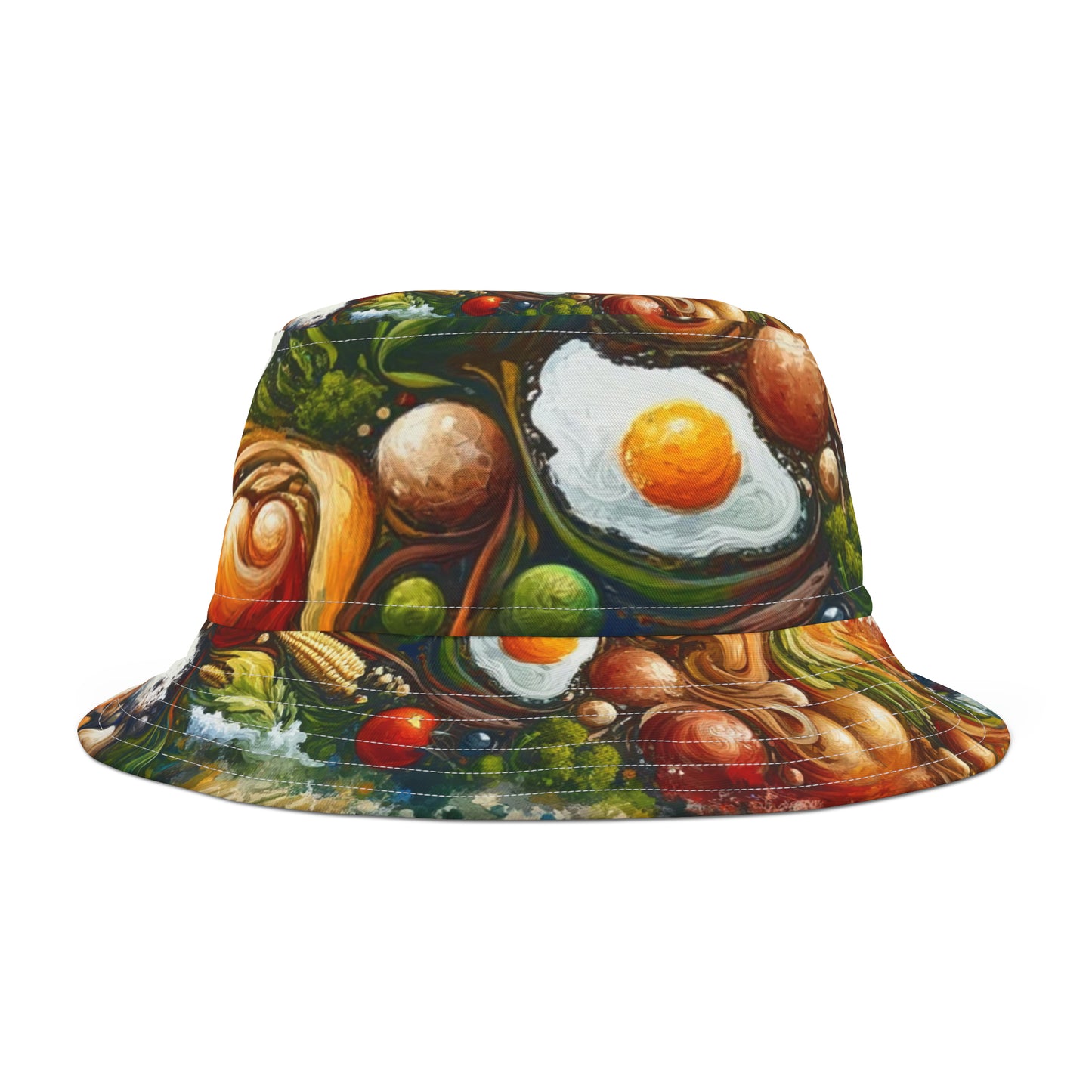 Earthly Dialogue Feast Bucket Hat (AOP)