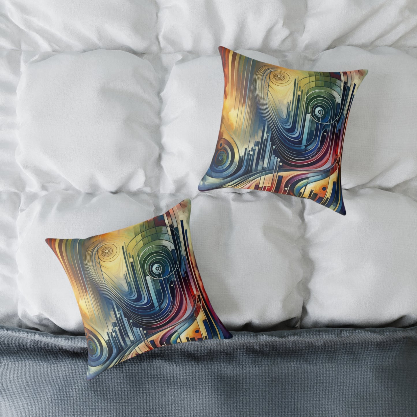 Effort Amplifies Outcome Spun Polyester Pillow