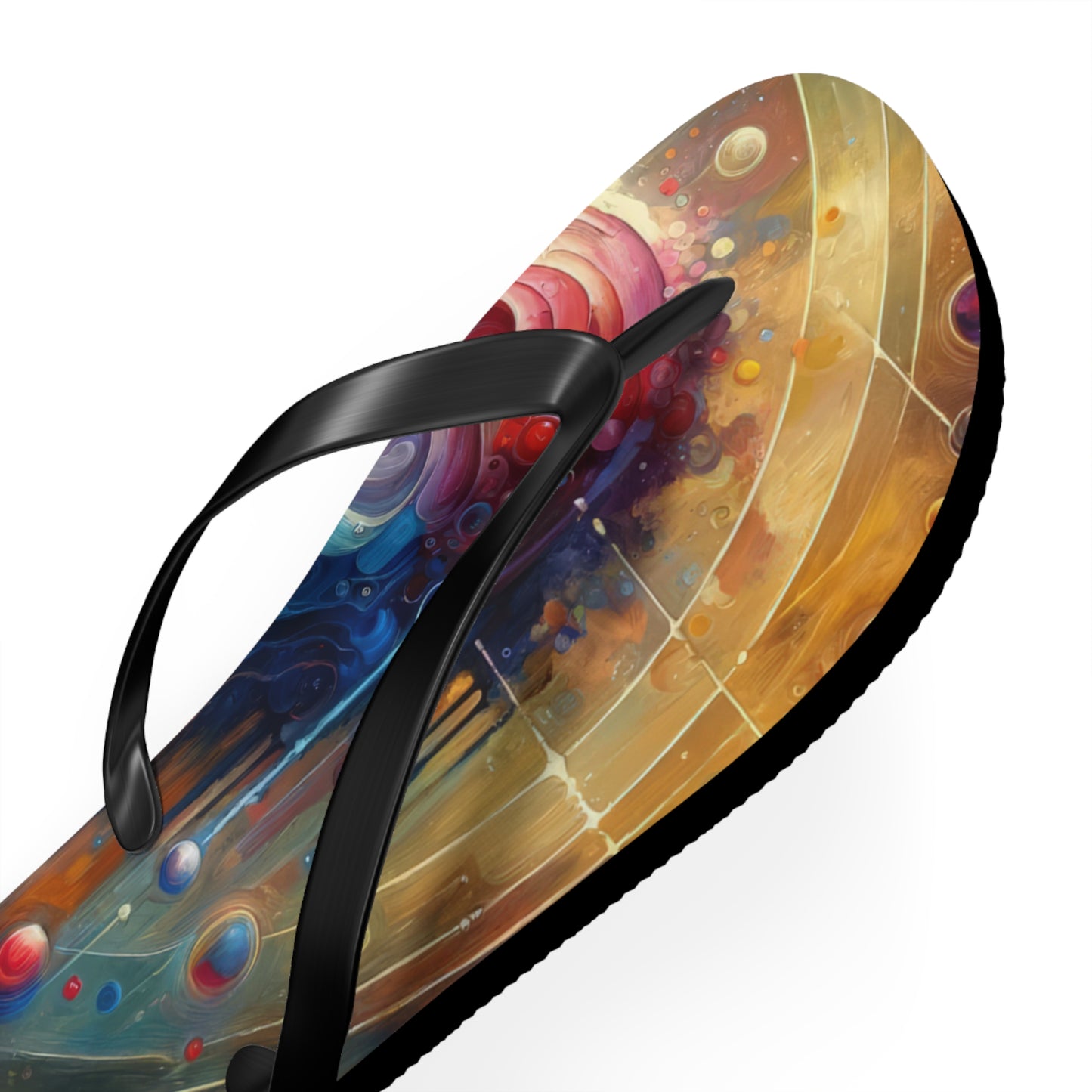 Unified Heart Reflections Flip Flops