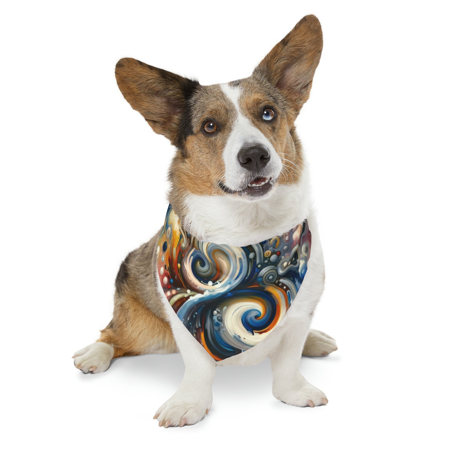 Paradoxical Embrace Tachism Pet Bandana Collar