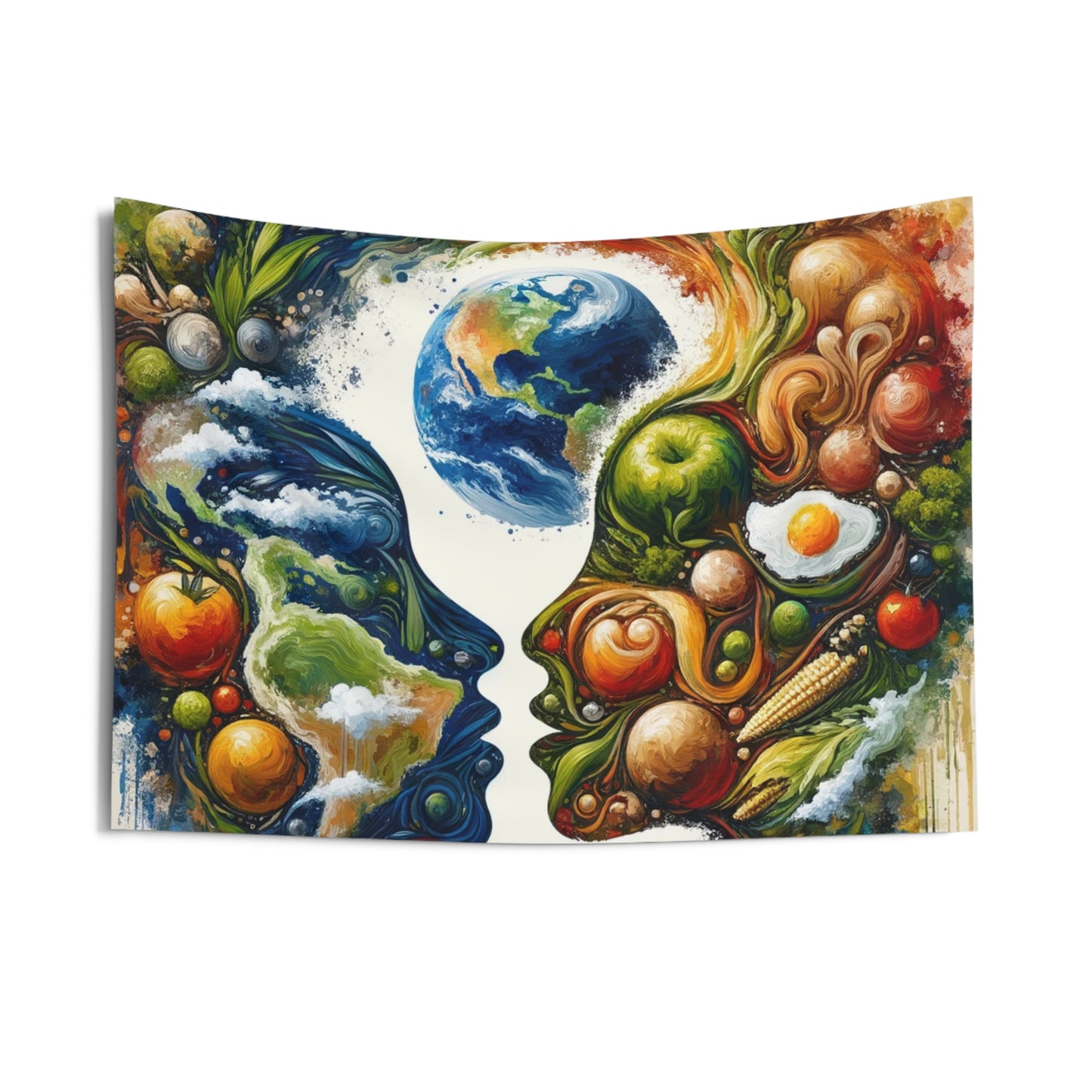 Earthly Dialogue Feast Indoor Wall Tapestries