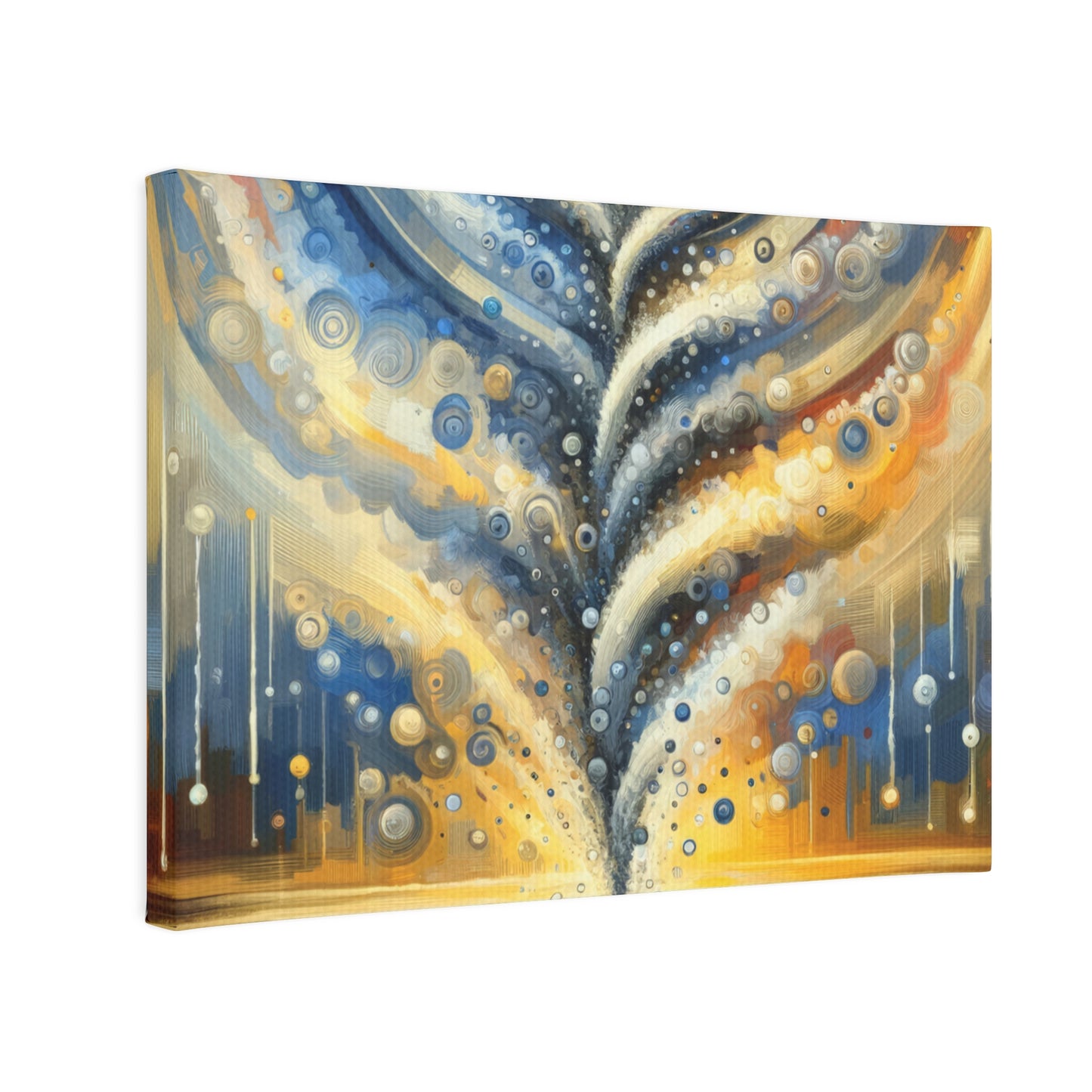 Ripple Effect Abstraction Canvas Photo Tile
