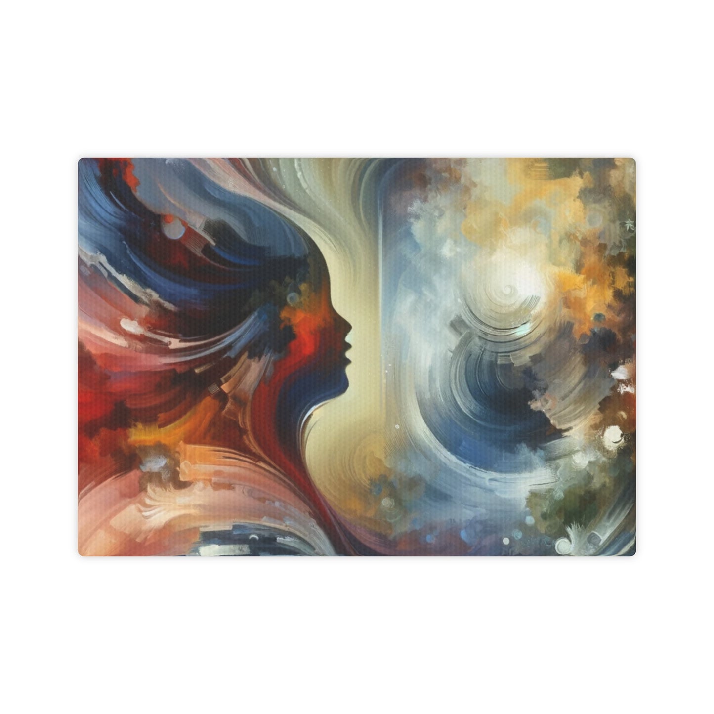 Embracing Sovereign Reflectivity Canvas Photo Tile