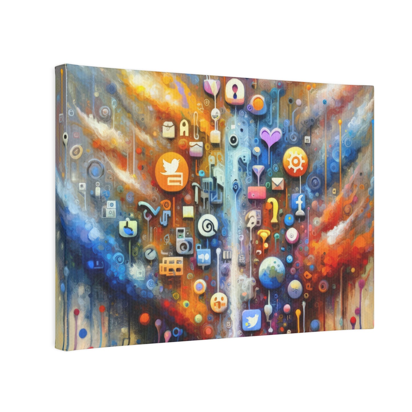 Digital Essence Revelation Canvas Photo Tile