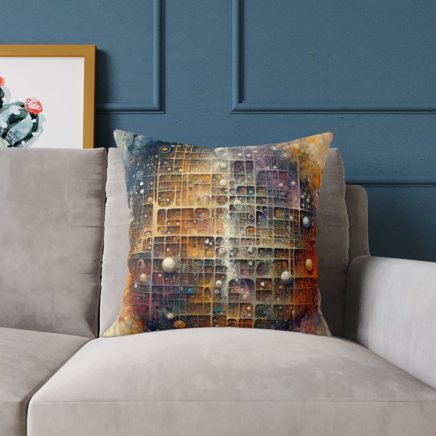Integral Harmony Existence Spun Polyester Pillow