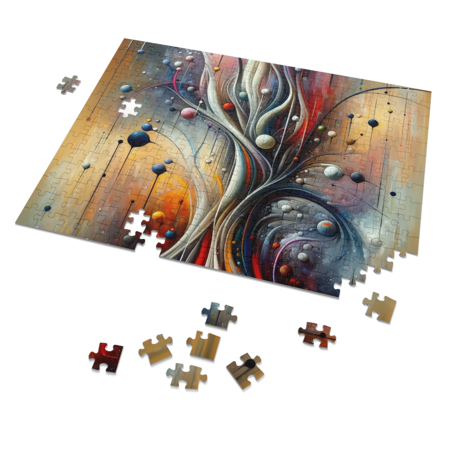 Invisible Threads Influence Jigsaw Puzzle (30, 110, 252, 500,1000-Piece)
