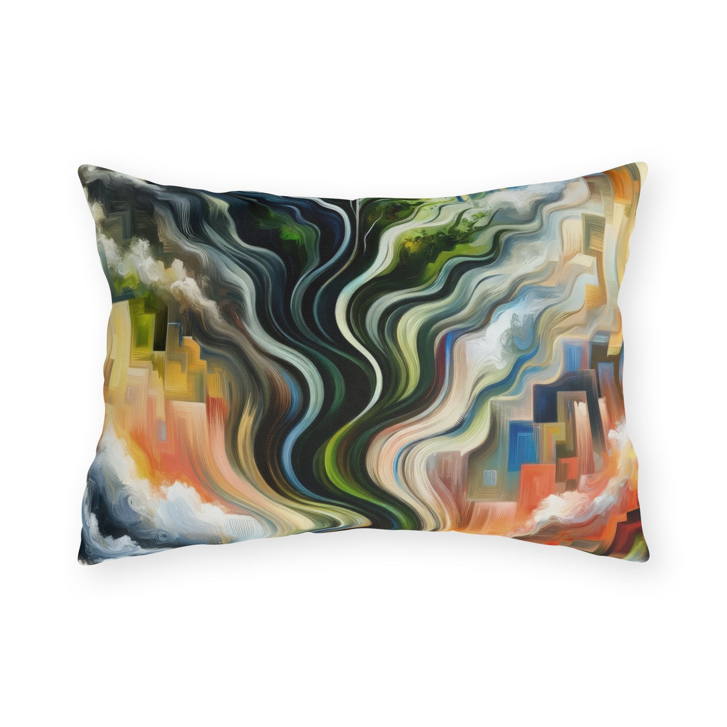 Eternal Digital Contrast Outdoor Pillows
