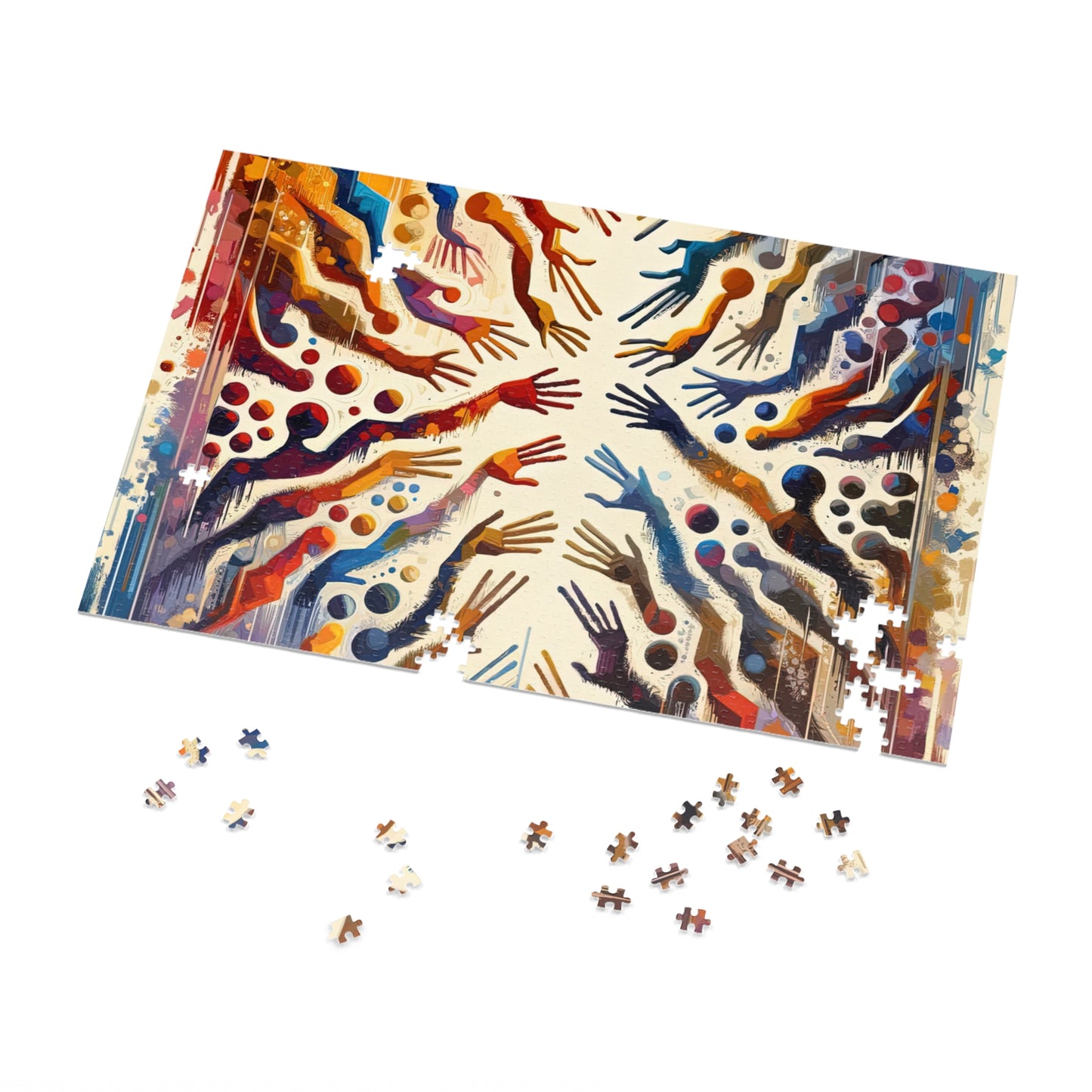 Architects Wisdom Tachism Jigsaw Puzzle (30, 110, 252, 500,1000-Piece)